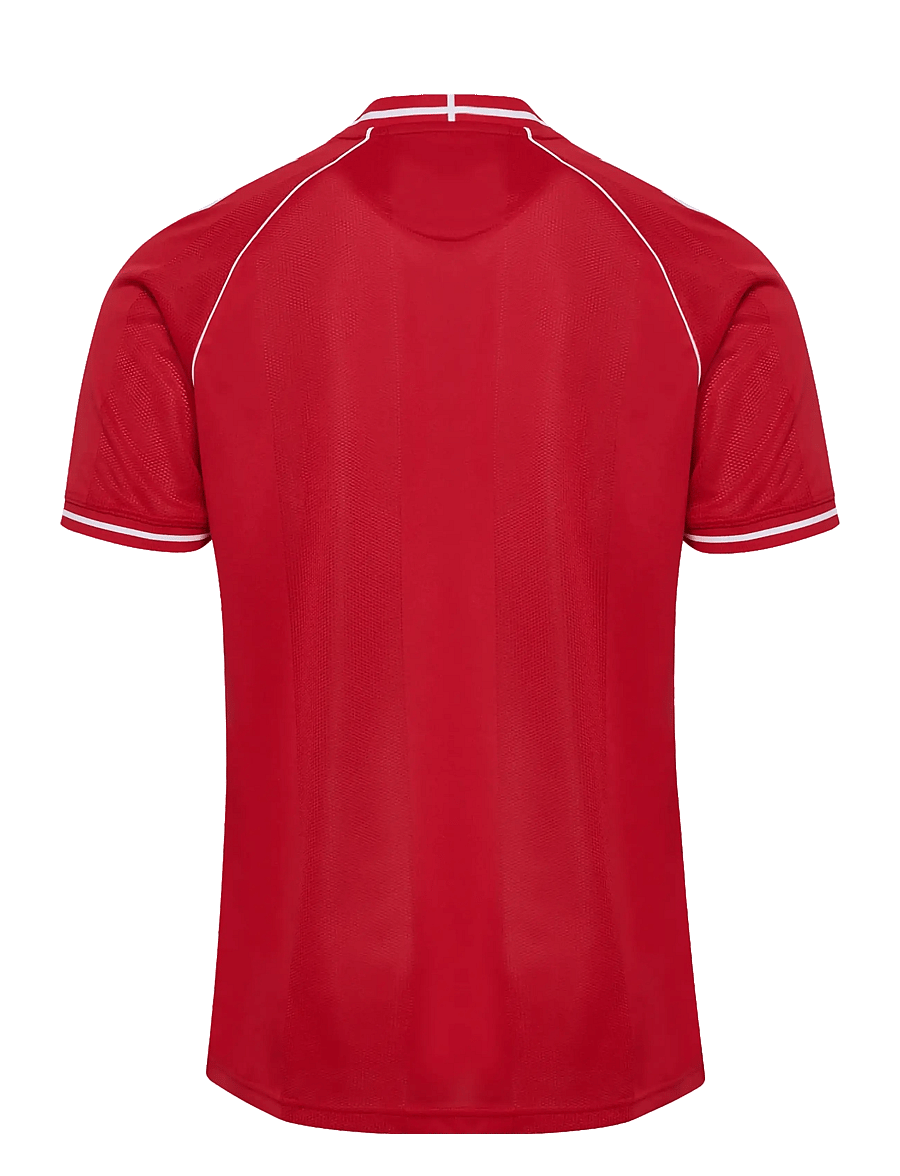 Hummel - DBU 26 HOME JERSEY S/S - jalgpallisärgid - tango red - 1