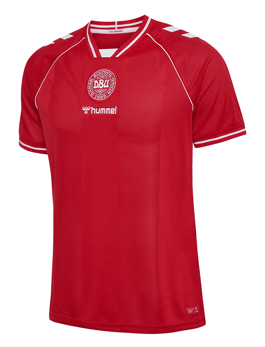 Hummel - DBU 26 HOME JERSEY S/S - jalgpallisärgid - tango red - 2