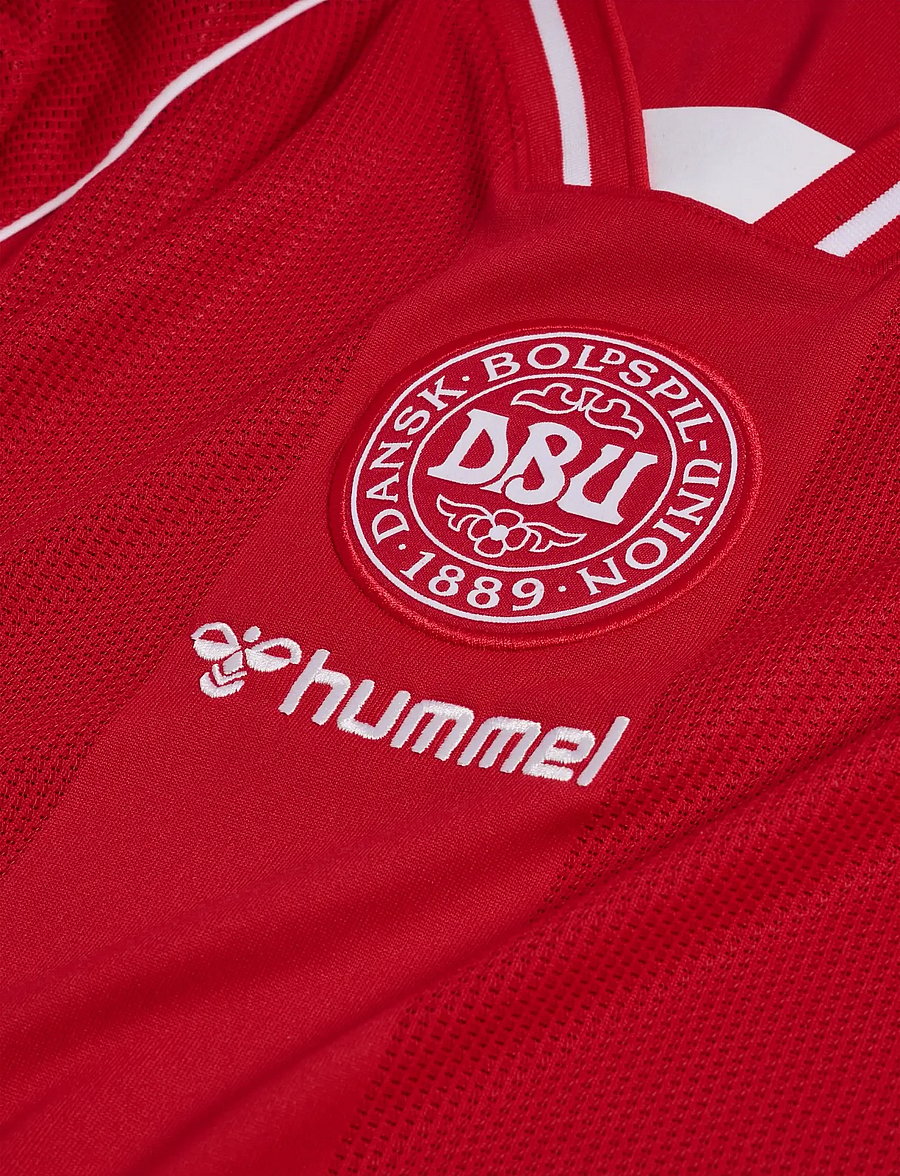 Hummel - DBU 26 HOME JERSEY S/S - jalgpallisärgid - tango red - 3