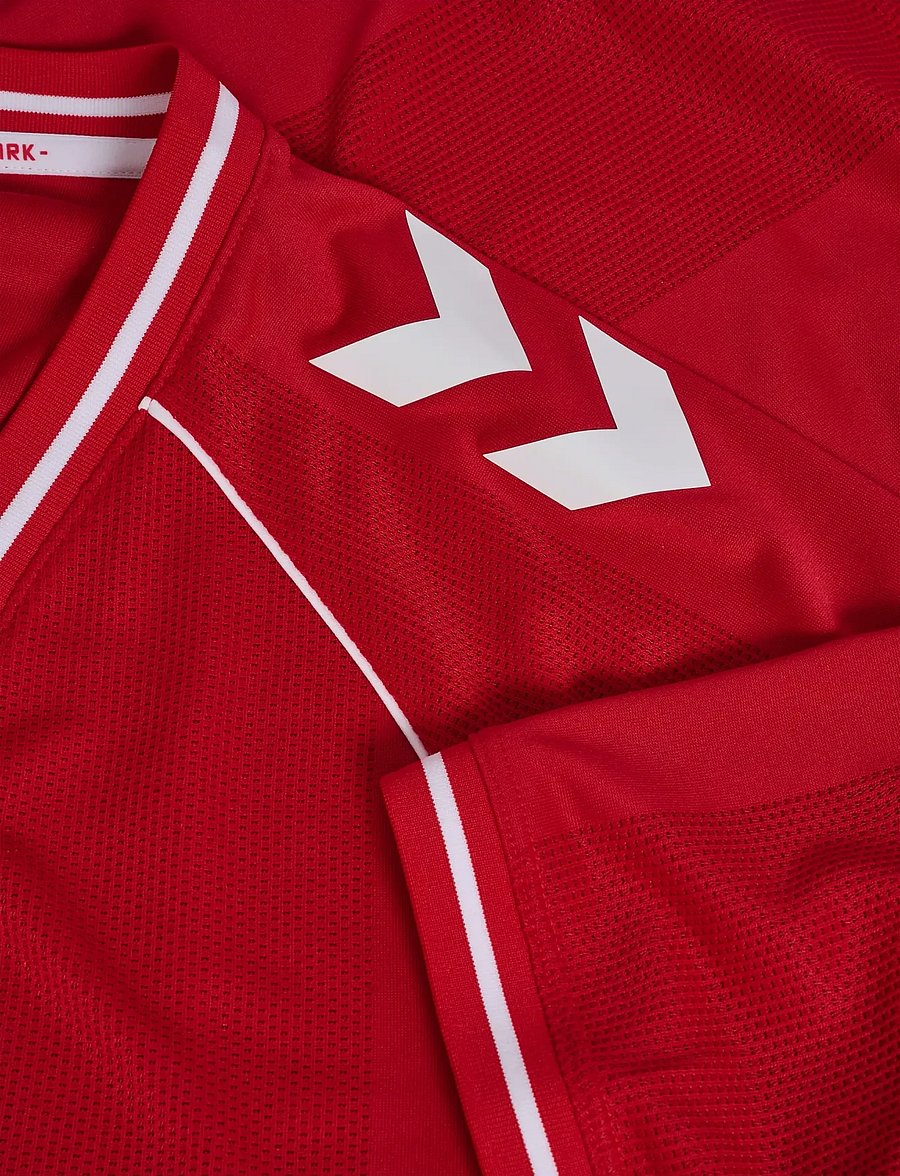 Hummel - DBU 26 HOME JERSEY S/S - jalgpallisärgid - tango red - 4