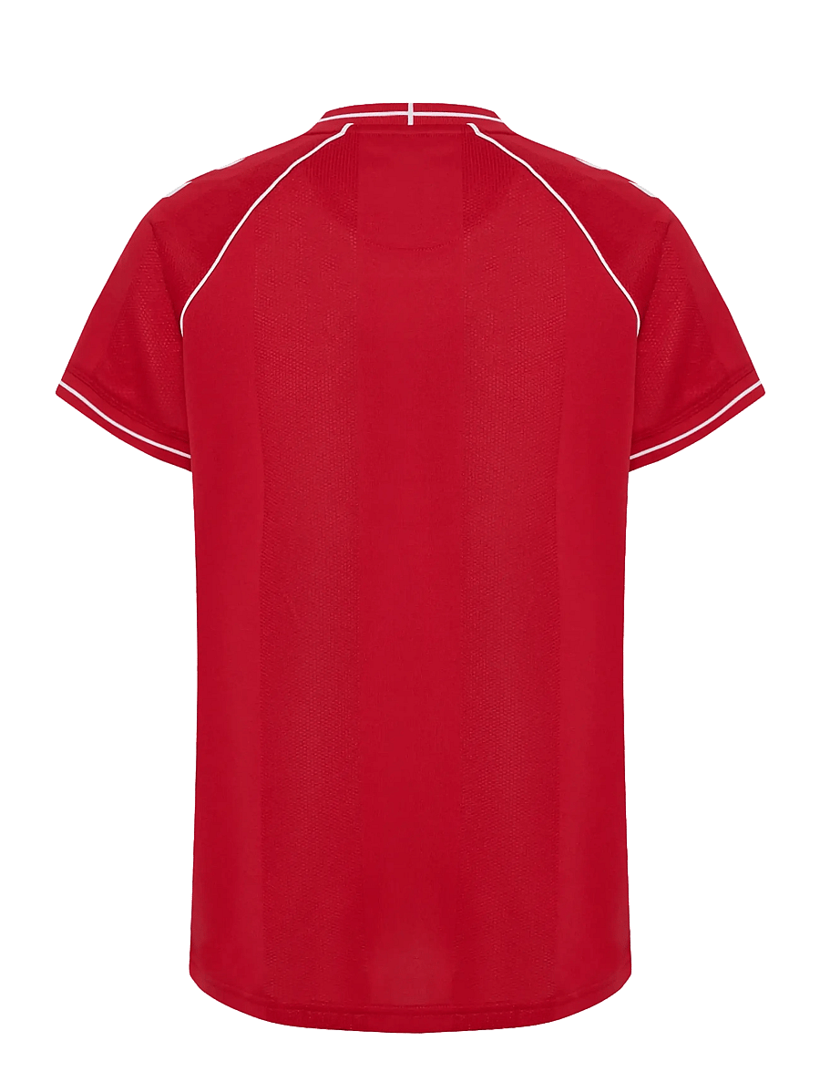 Hummel - DBU 26 HOME JERSEY S/S KIDS - sporttoppar - tango red - 2
