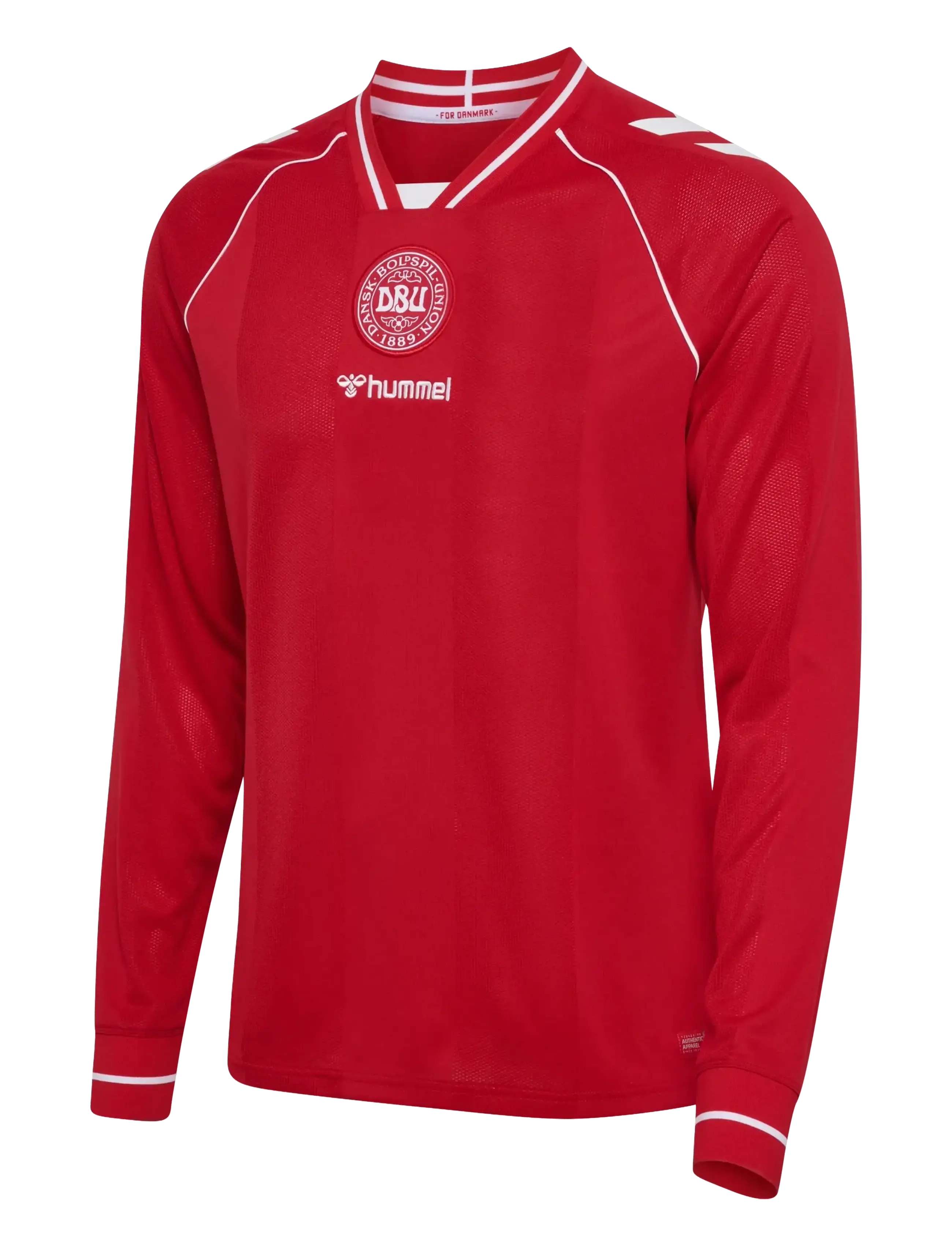Hummel - DBU 26 HOME JERSEY L/S - fotbollströjor - tango red - 1