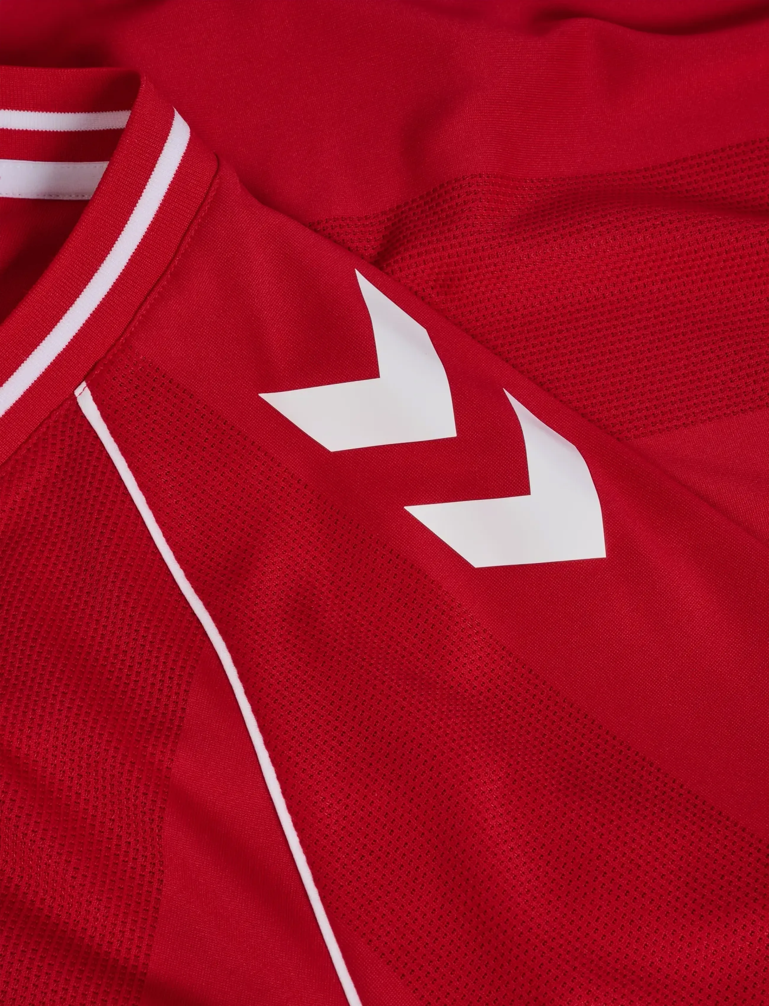 Hummel - DBU 26 HOME JERSEY L/S - fotbollströjor - tango red - 3