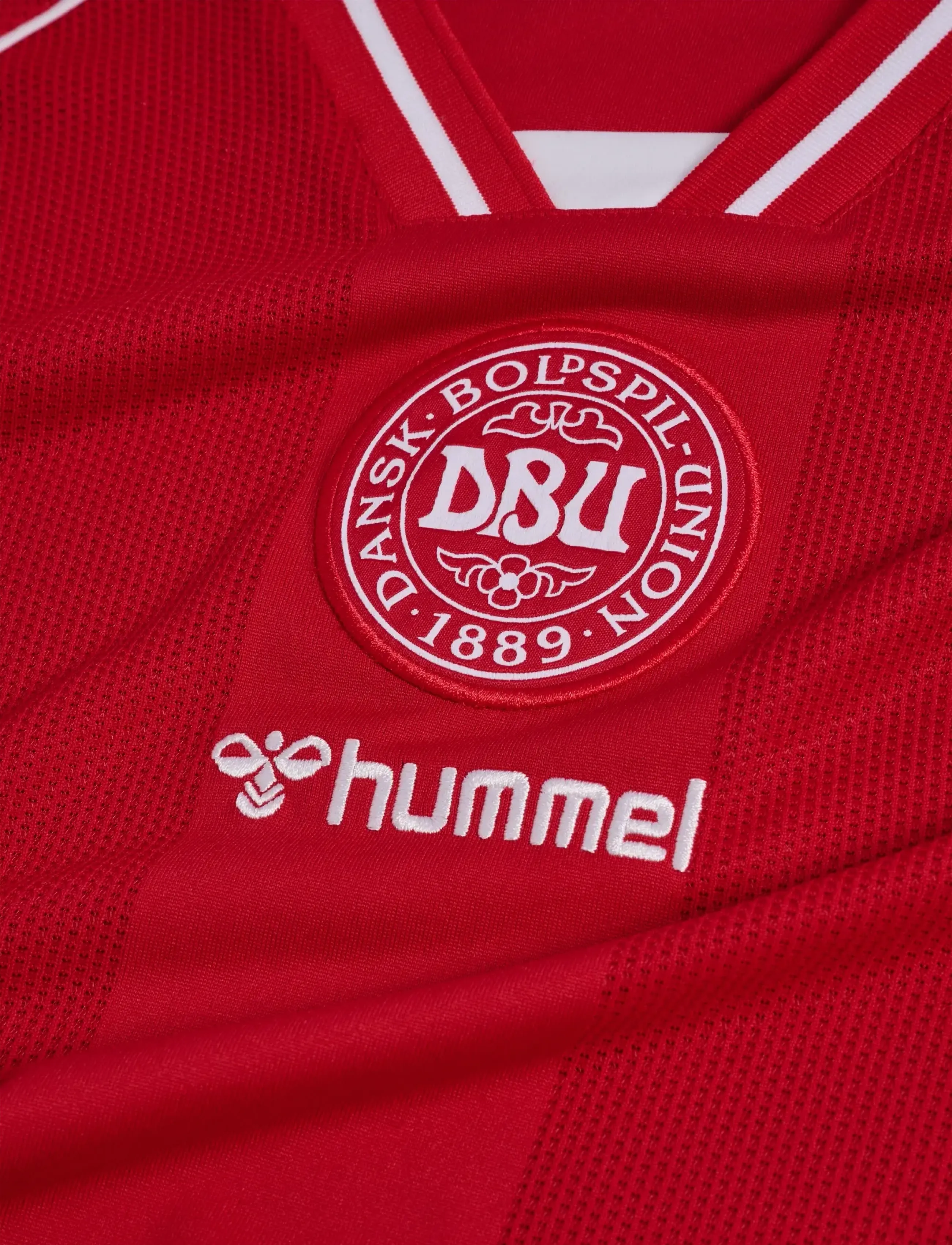 Hummel - DBU 26 HOME JERSEY L/S - fotbollströjor - tango red - 4