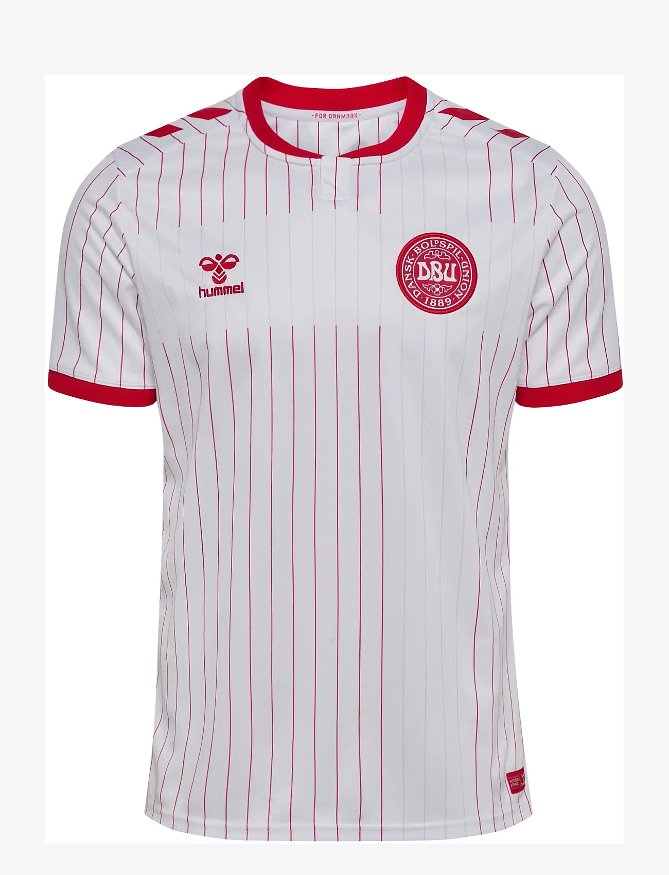 Hummel - DBU 26 AWAY JERSEY S/S - fotbollströjor - white - 0