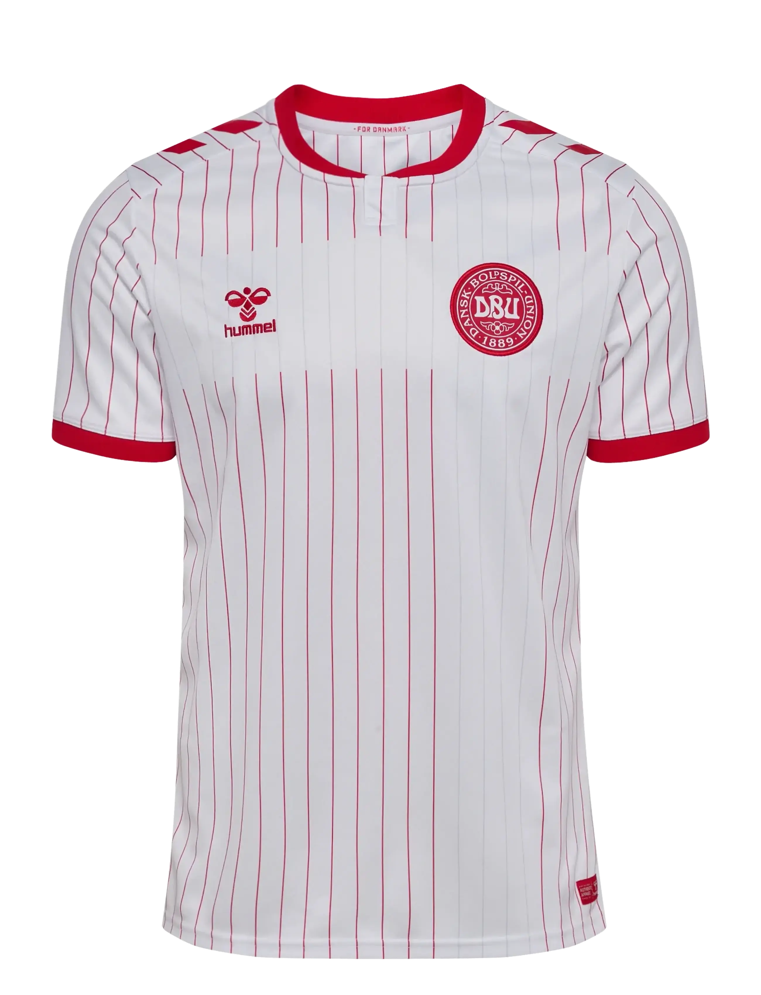 Hummel DBU 26 AWAY JERSEY S/S - Fotboll - WHITE / white