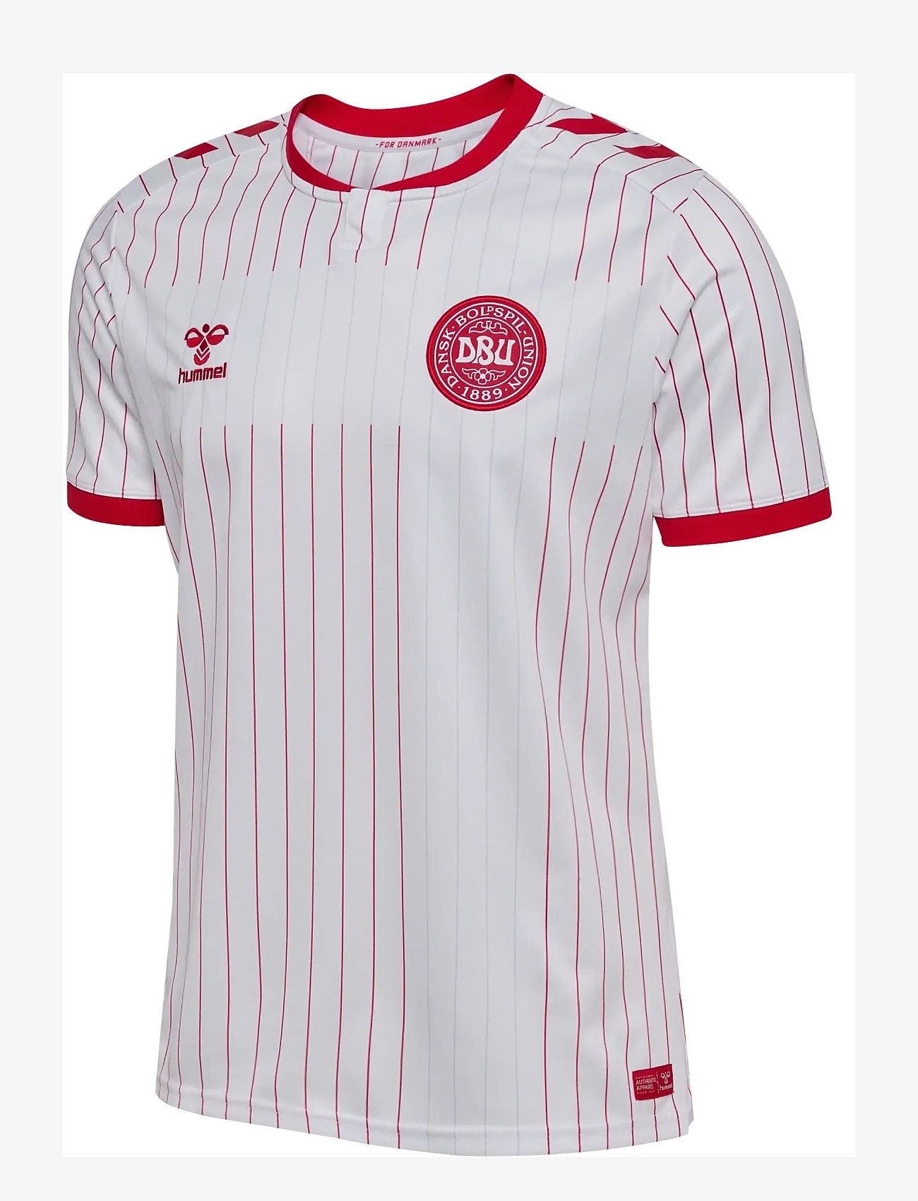 Hummel - DBU 26 AWAY JERSEY S/S - fotbollströjor - white - 1