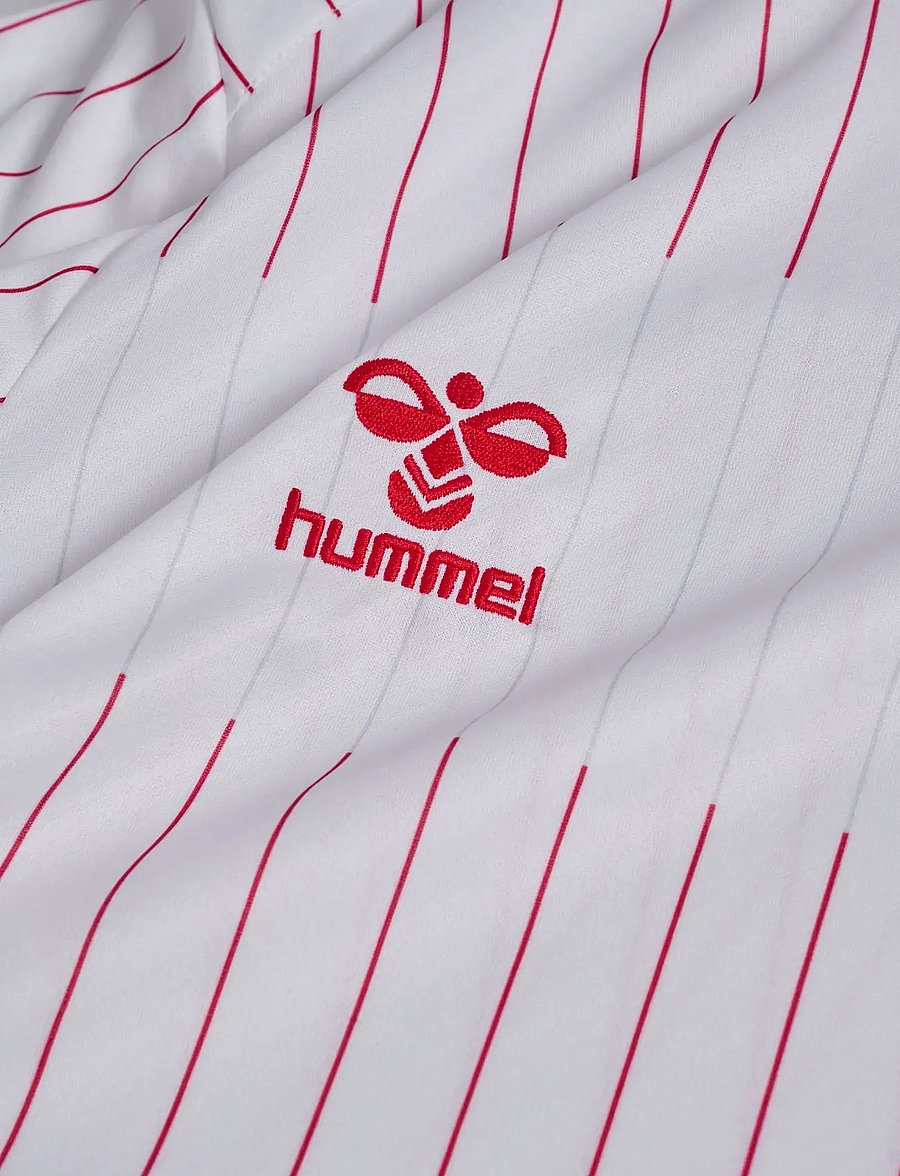 Hummel - DBU 26 AWAY JERSEY S/S - fotbollströjor - white - 3