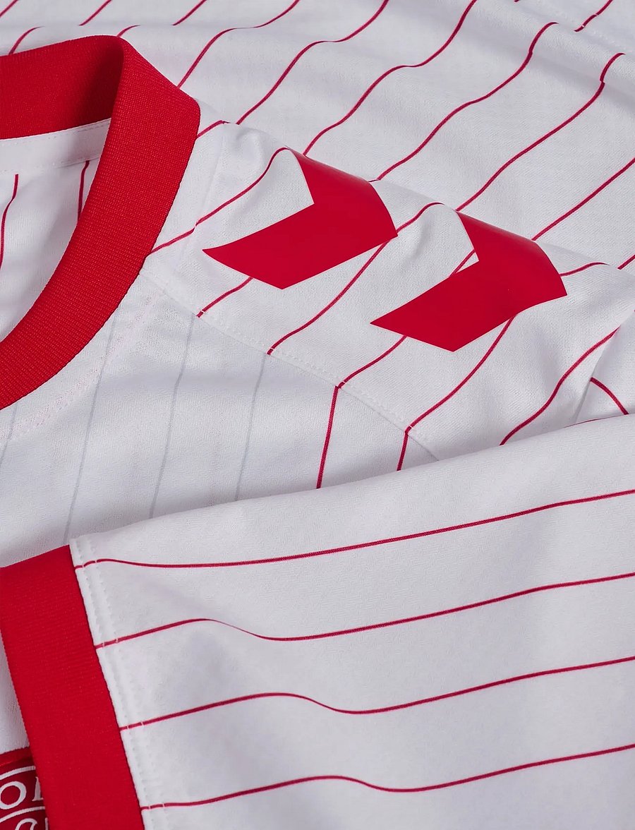 Hummel - DBU 26 AWAY JERSEY S/S - fotbollströjor - white - 4