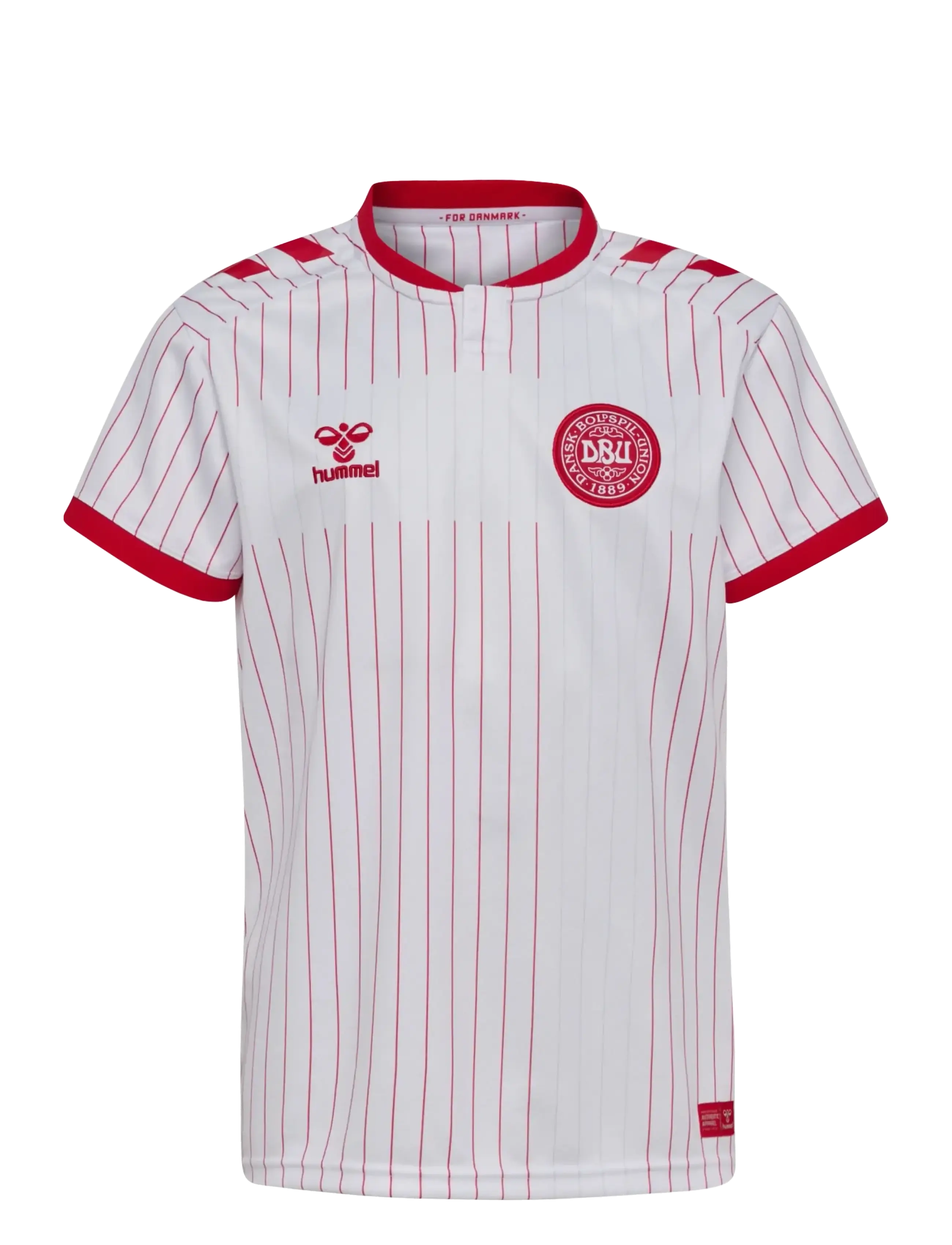 Hummel Dbu 26 Away Jersey S/S Kids, Børn, Børne Kortærmet Fodboldtrøje, Hvid, Str: 140