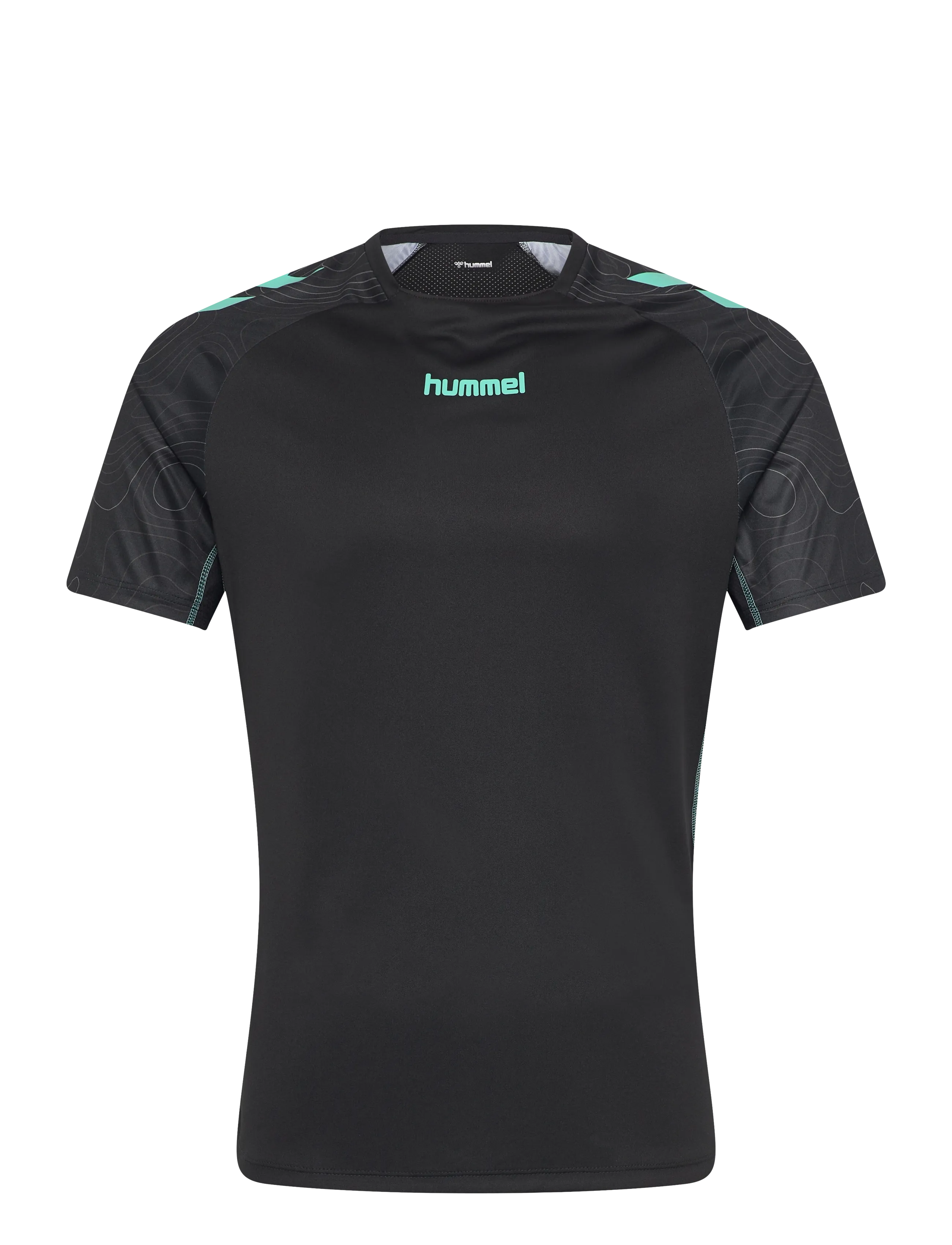 Hummel hmlBLAZE 2.0 TRAINING JERSEY S/S - Hummel - BLACK/POOL BLUE / black