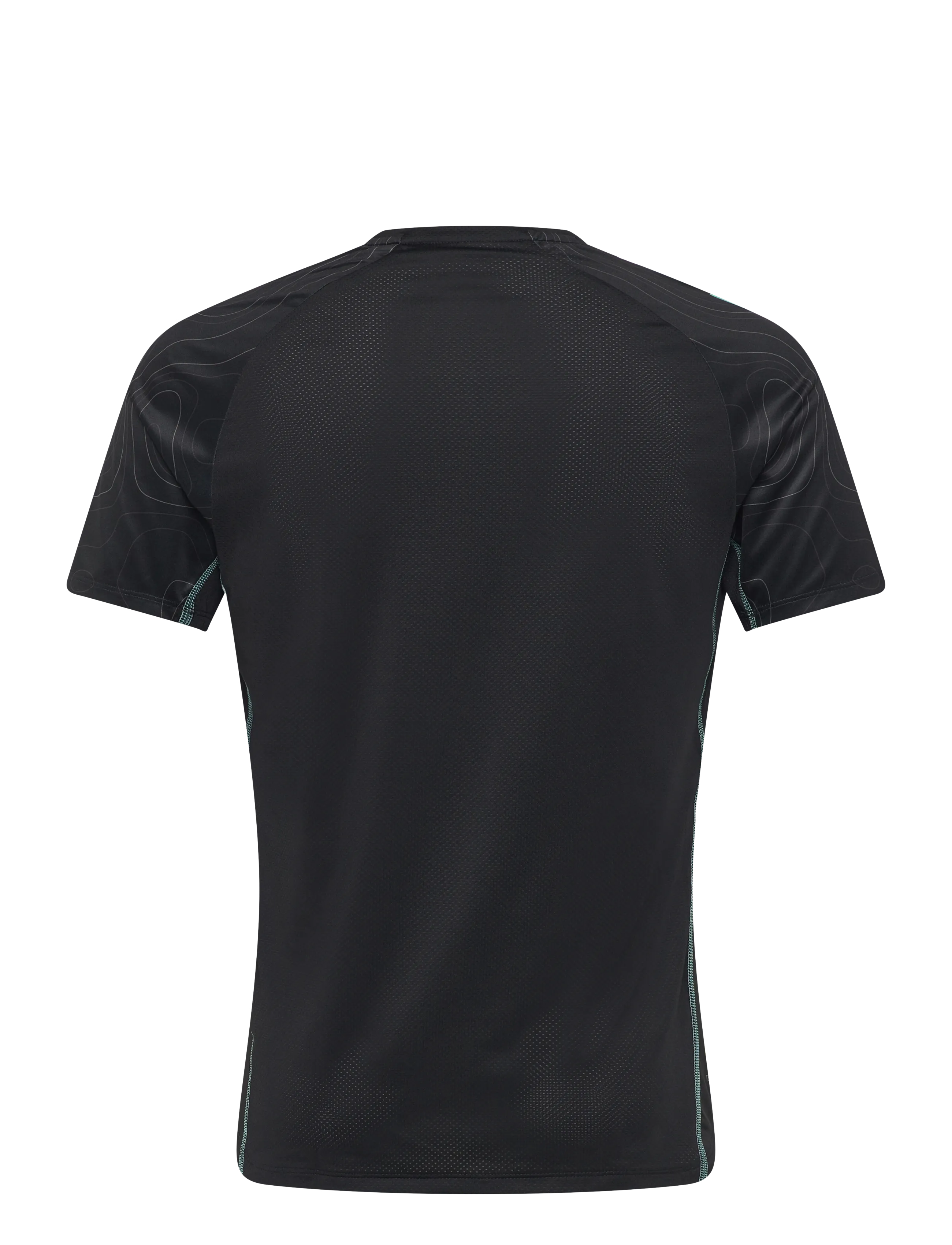 Hummel - hmlBLAZE 2.0 TRAINING JERSEY S/S - oberteile & t-shirts - black/pool blue - 1