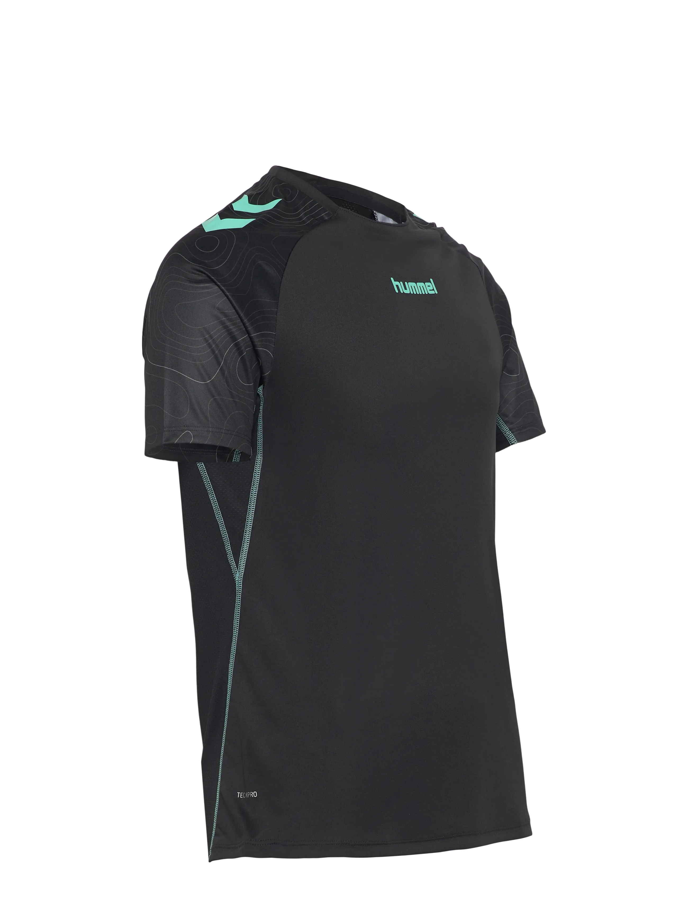 Hummel - hmlBLAZE 2.0 TRAINING JERSEY S/S - oberteile & t-shirts - black/pool blue - 2