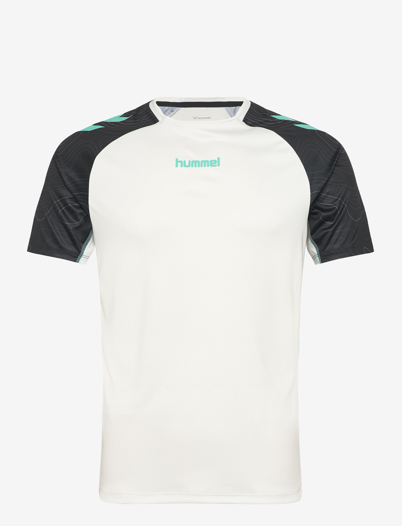 Hummel - hmlBLAZE 2.0 TRAINING JERSEY S/S - oberteile & t-shirts - vaporous gray/pool blue - 0