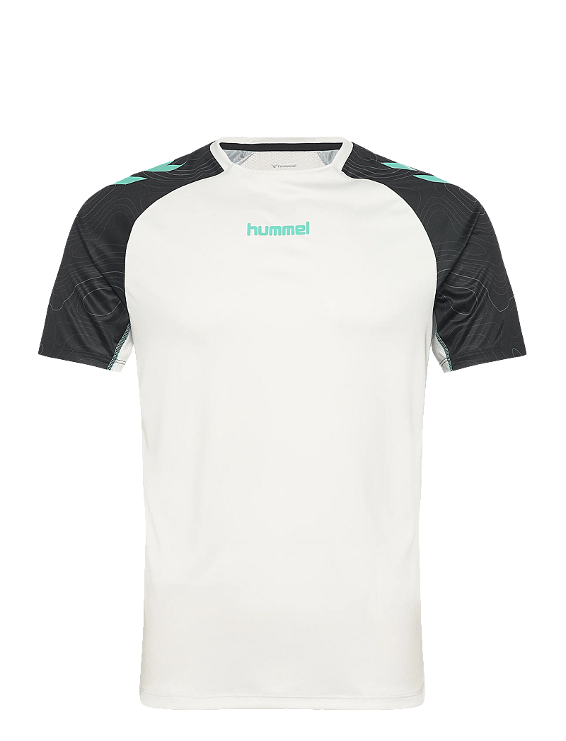 Hummel - hmlBLAZE 2.0 TRAINING JERSEY S/S - oberteile & t-shirts - vaporous gray/pool blue - 0