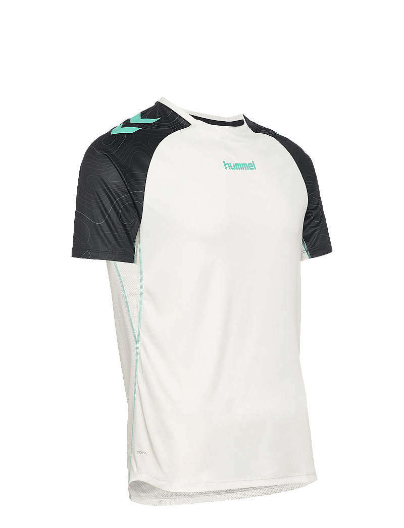 Hummel - hmlBLAZE 2.0 TRAINING JERSEY S/S - oberteile & t-shirts - vaporous gray/pool blue - 2