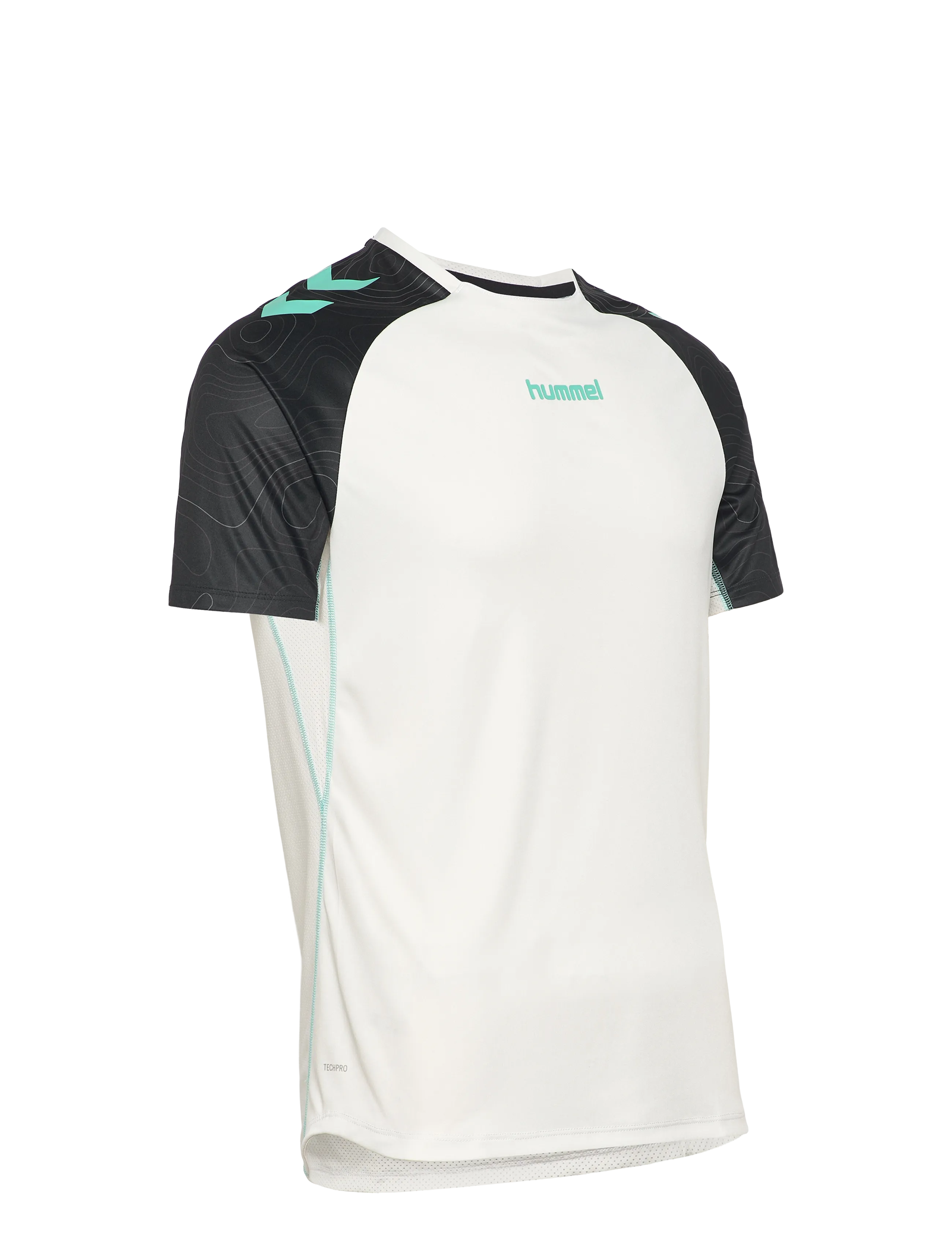 Hummel - hmlBLAZE 2.0 TRAINING JERSEY S/S - laveste priser - vaporous gray/pool blue - 2