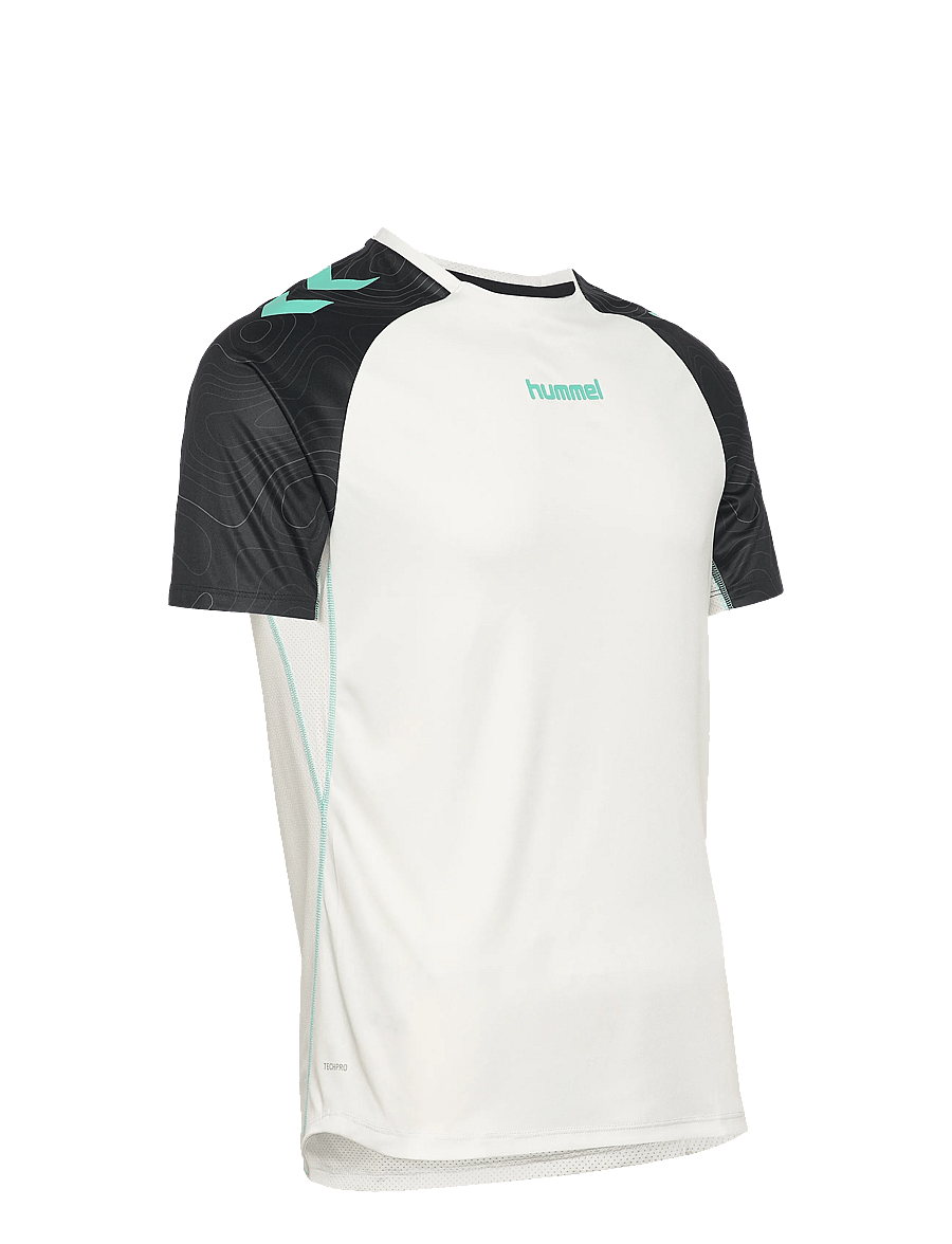 Hummel - hmlBLAZE 2.0 TRAINING JERSEY S/S - oberteile & t-shirts - vaporous gray/pool blue - 2