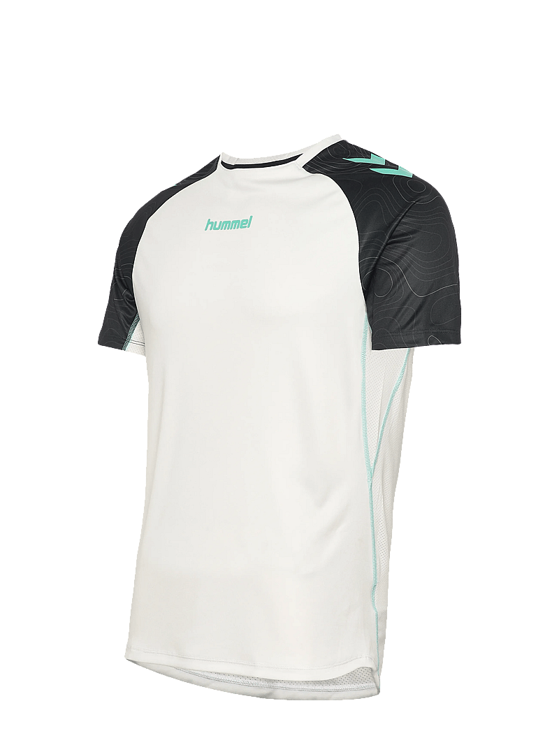 Hummel - hmlBLAZE 2.0 TRAINING JERSEY S/S - oberteile & t-shirts - vaporous gray/pool blue - 3