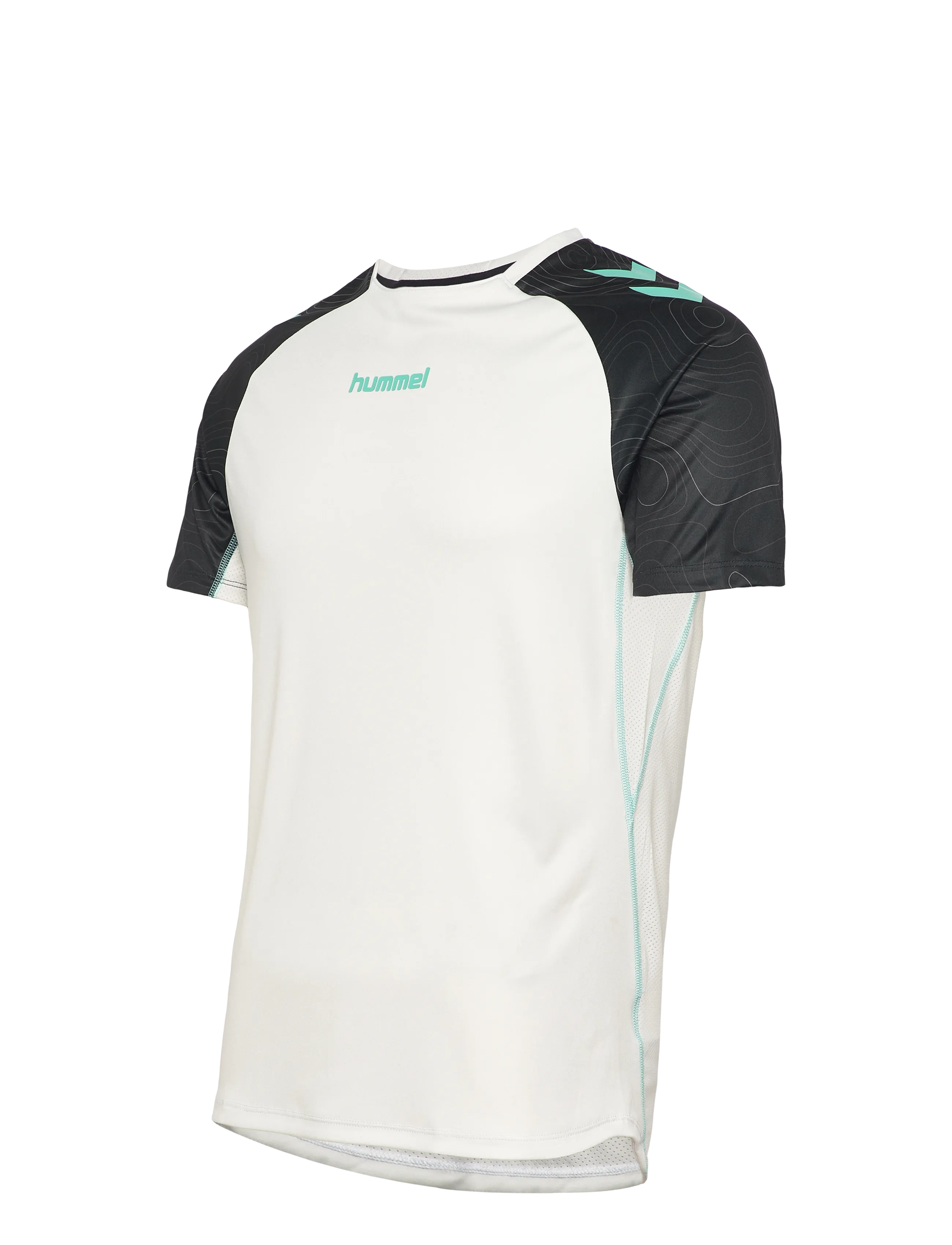Hummel - hmlBLAZE 2.0 TRAINING JERSEY S/S - laveste priser - vaporous gray/pool blue - 3