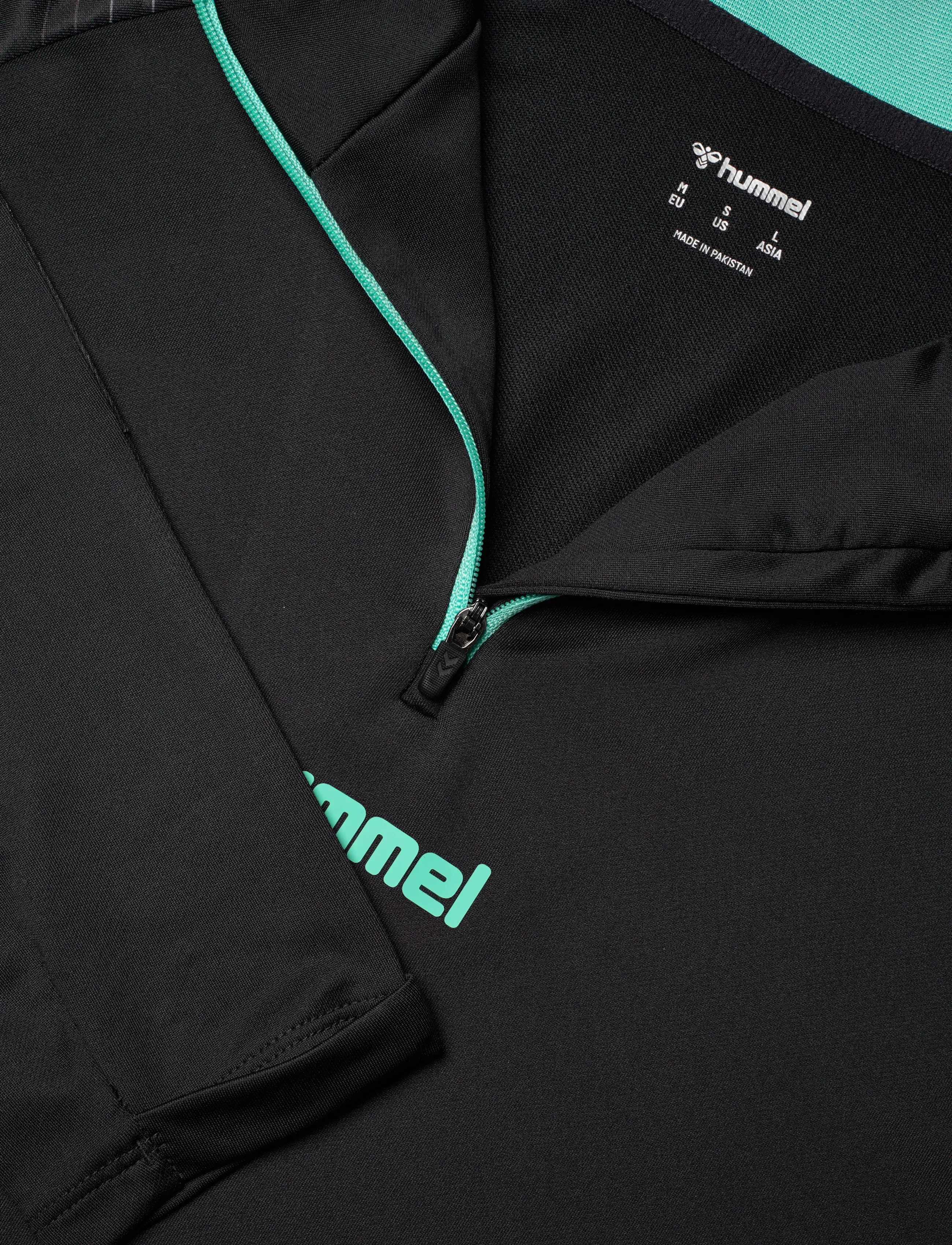 Hummel - hmlBLAZE 2.0 TRAINING HALF ZIP - fleece - black/pool blue - 2