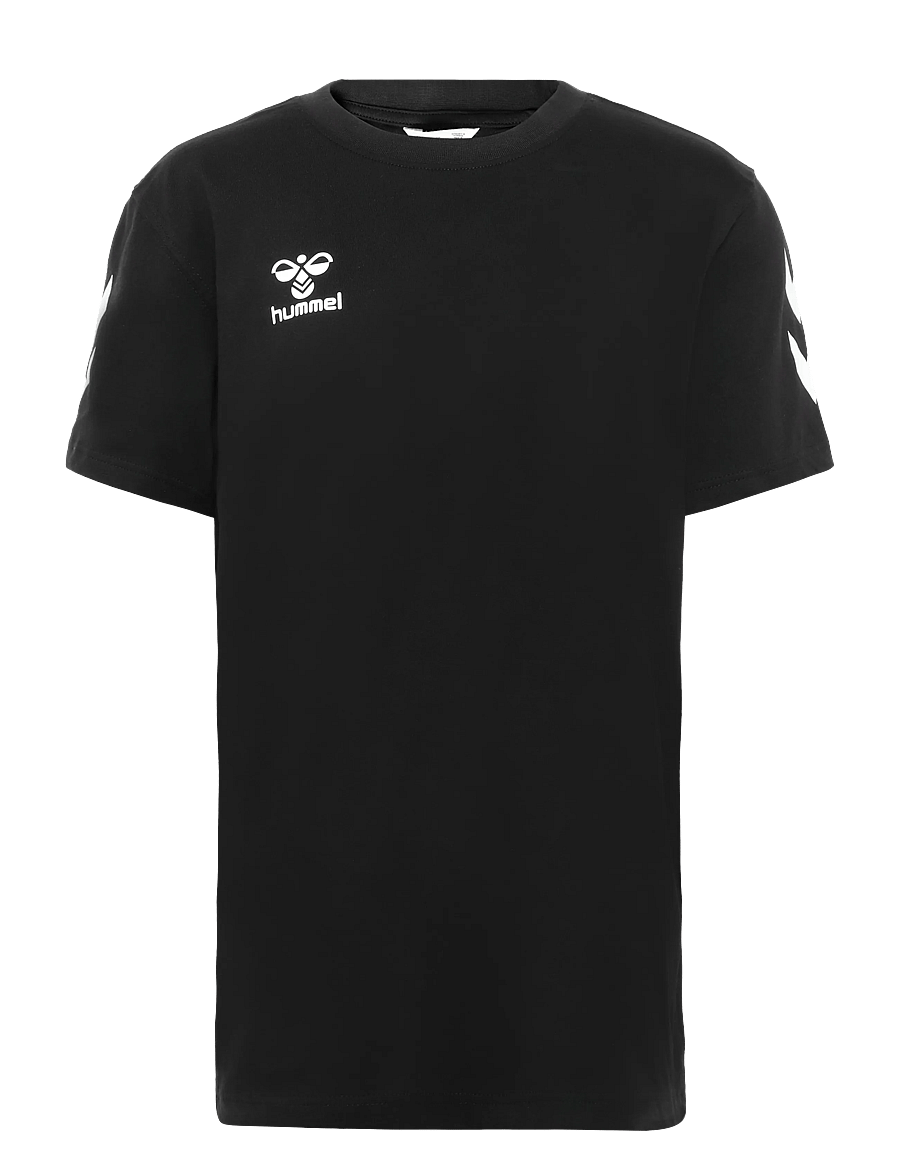 Hummel - hmlGO 2.0 CHEVRON T-SHIRT S/S KIDS - lühikeste varrukatega t-särgid - black - 0