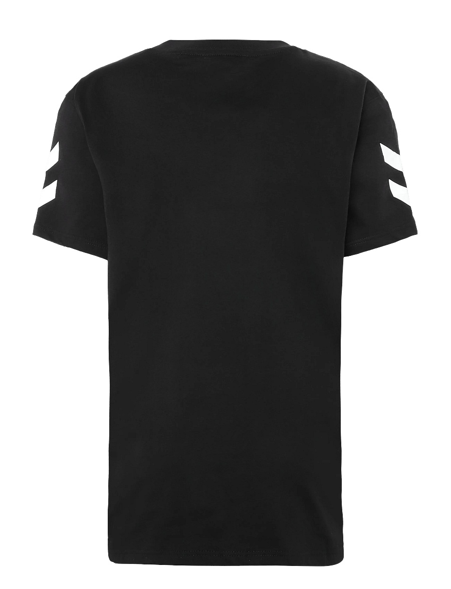 Hummel - hmlGO 2.0 CHEVRON T-SHIRT S/S KIDS - lühikeste varrukatega t-särgid - black - 1