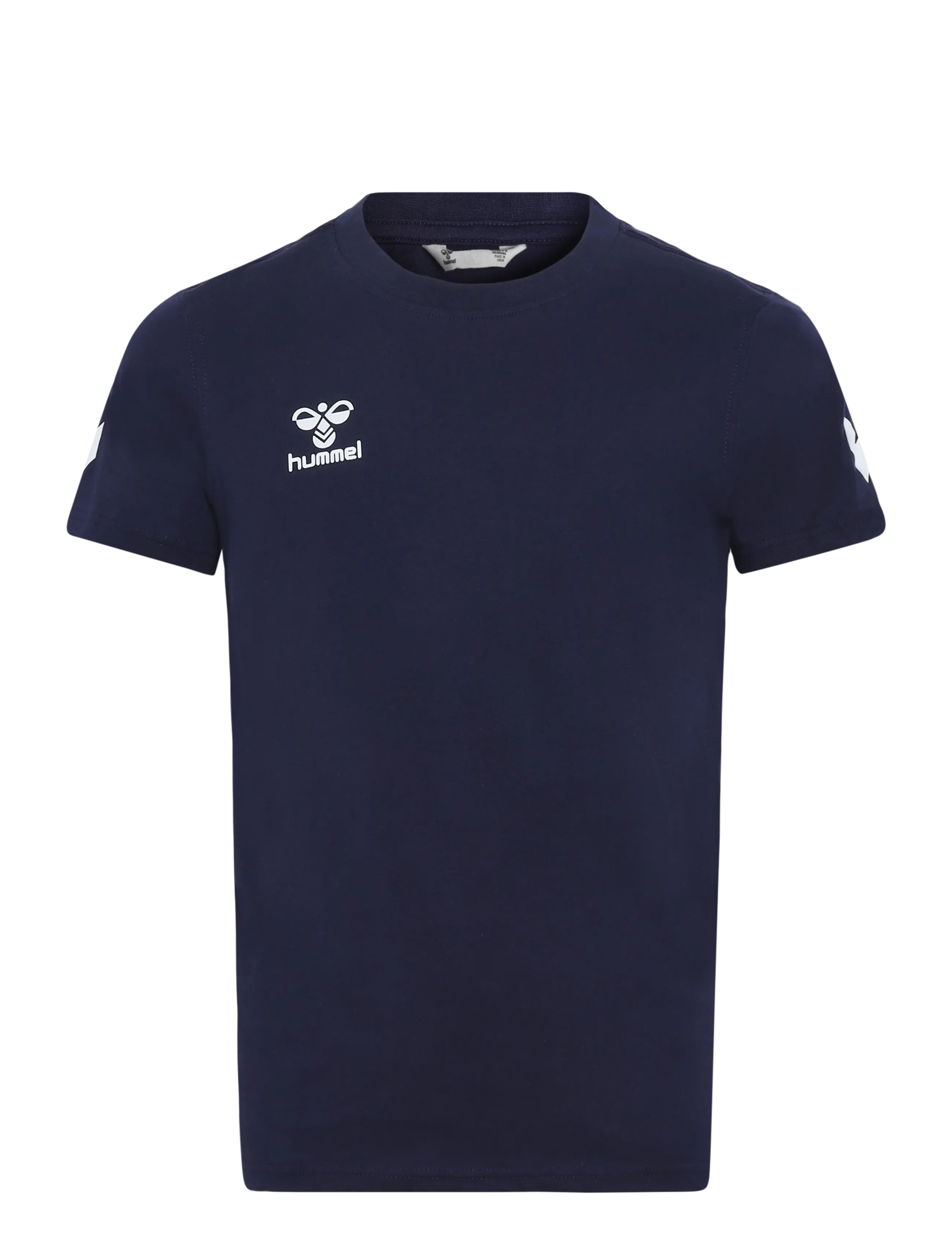 Hummel hmlGO 2.0 CHEVRON T-SHIRT S/S KIDS - Kortærmede T-shirts - MARINE / navy