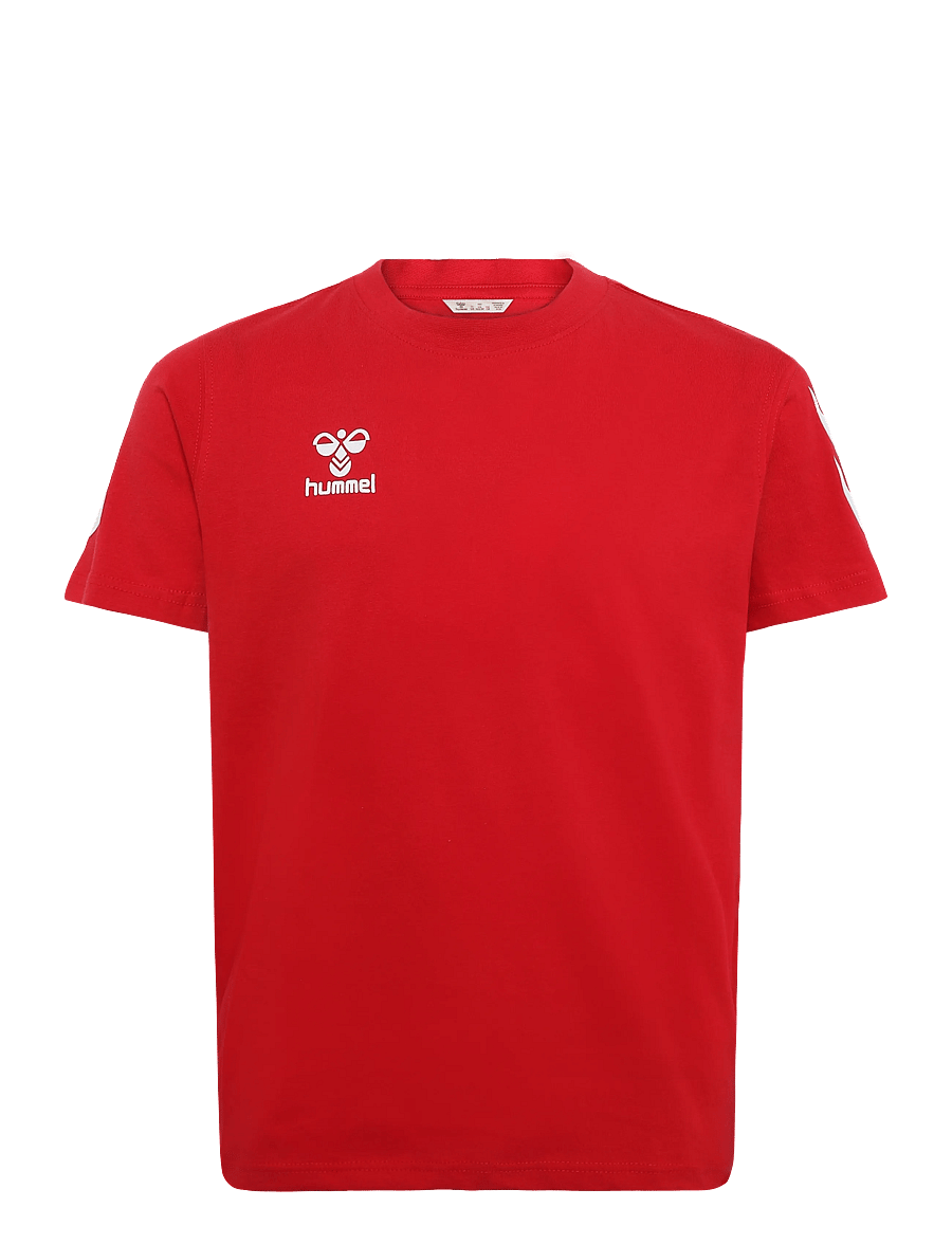 Hummel - hmlGO 2.0 CHEVRON T-SHIRT S/S KIDS - kortærmede t-shirts - true red - 0