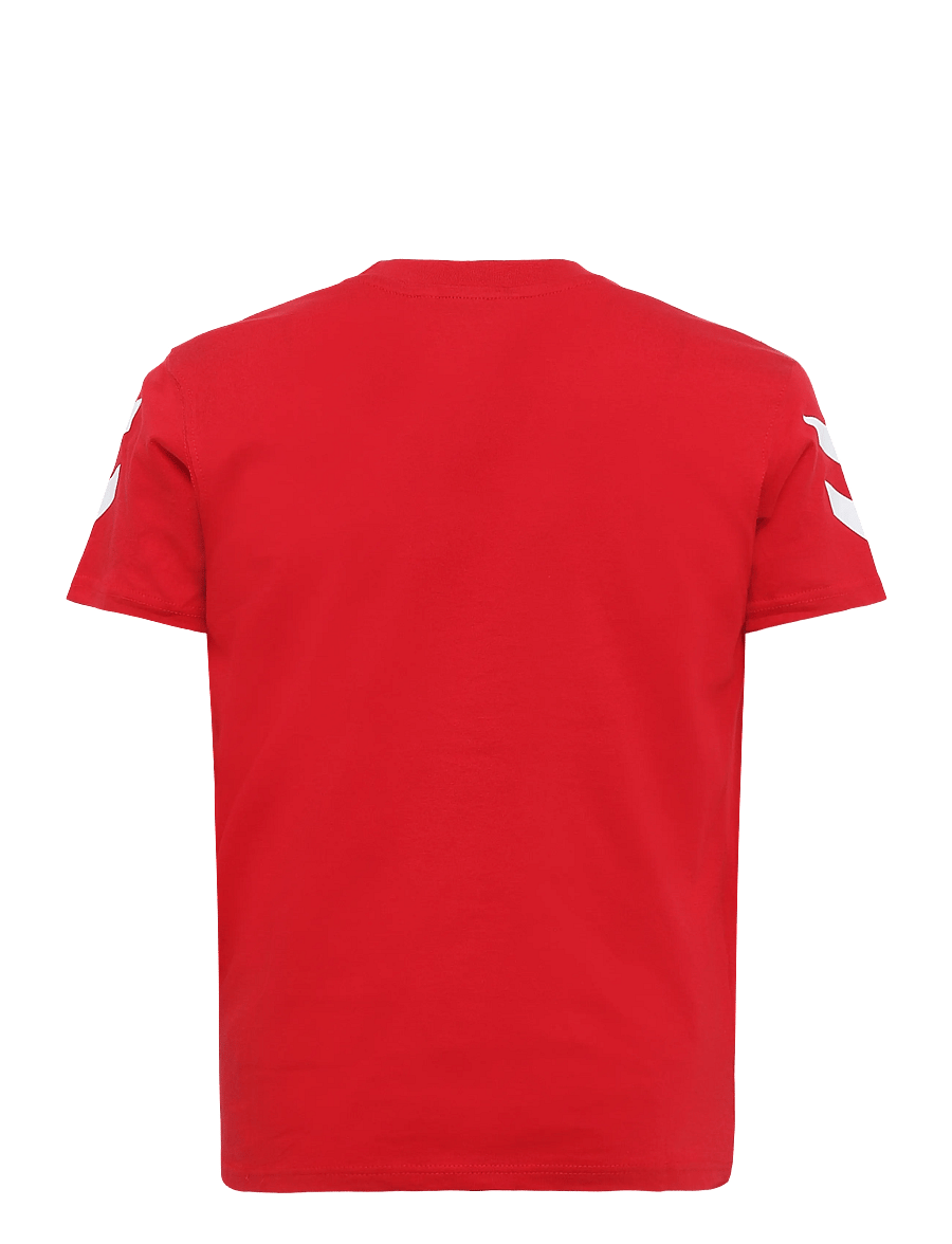 Hummel - hmlGO 2.0 CHEVRON T-SHIRT S/S KIDS - kortærmede t-shirts - true red - 1