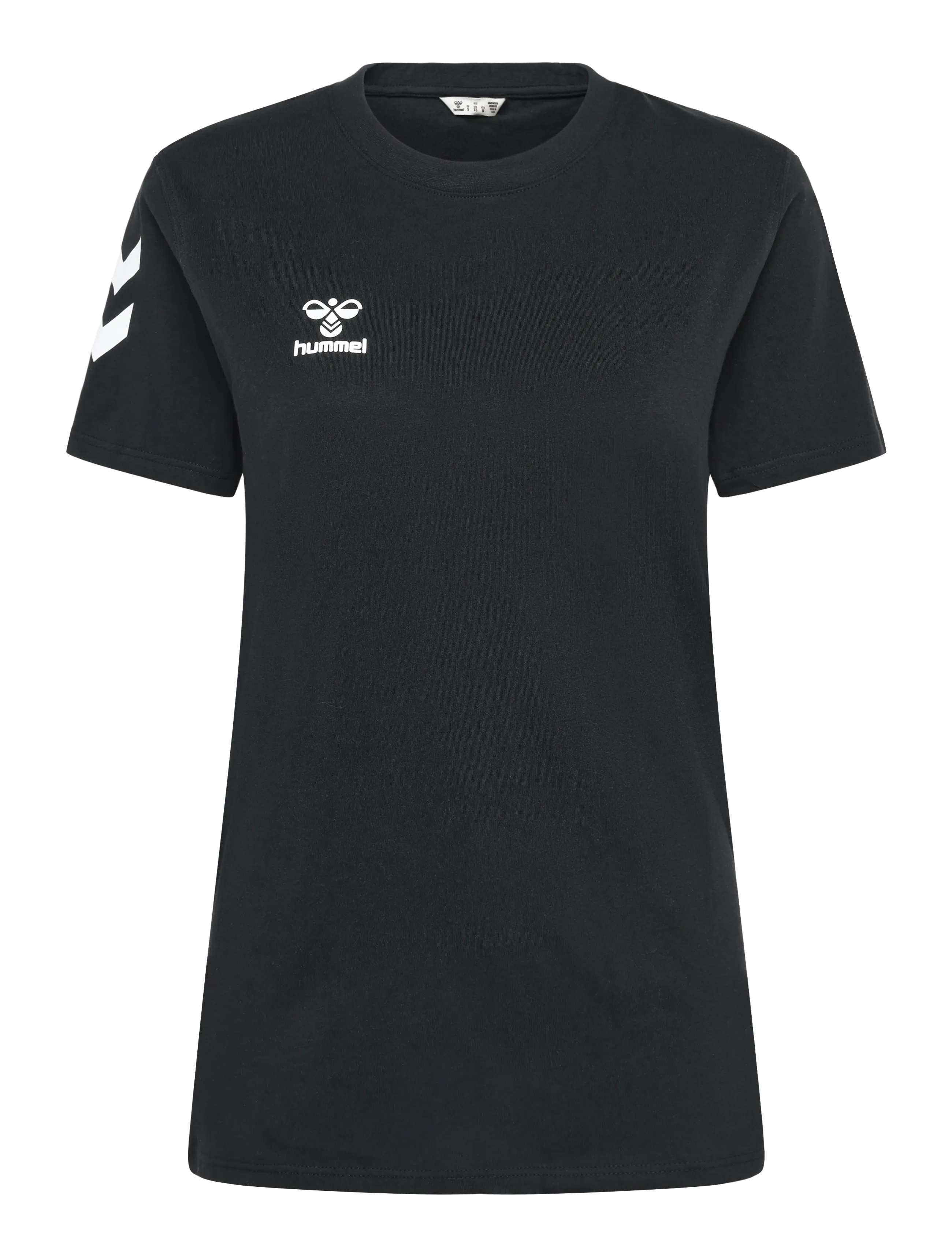 Hummel hmlGO 2.0 CHEVRON T-SHIRT S/S WOMAN - T-Shirts & Tops - BLACK / black