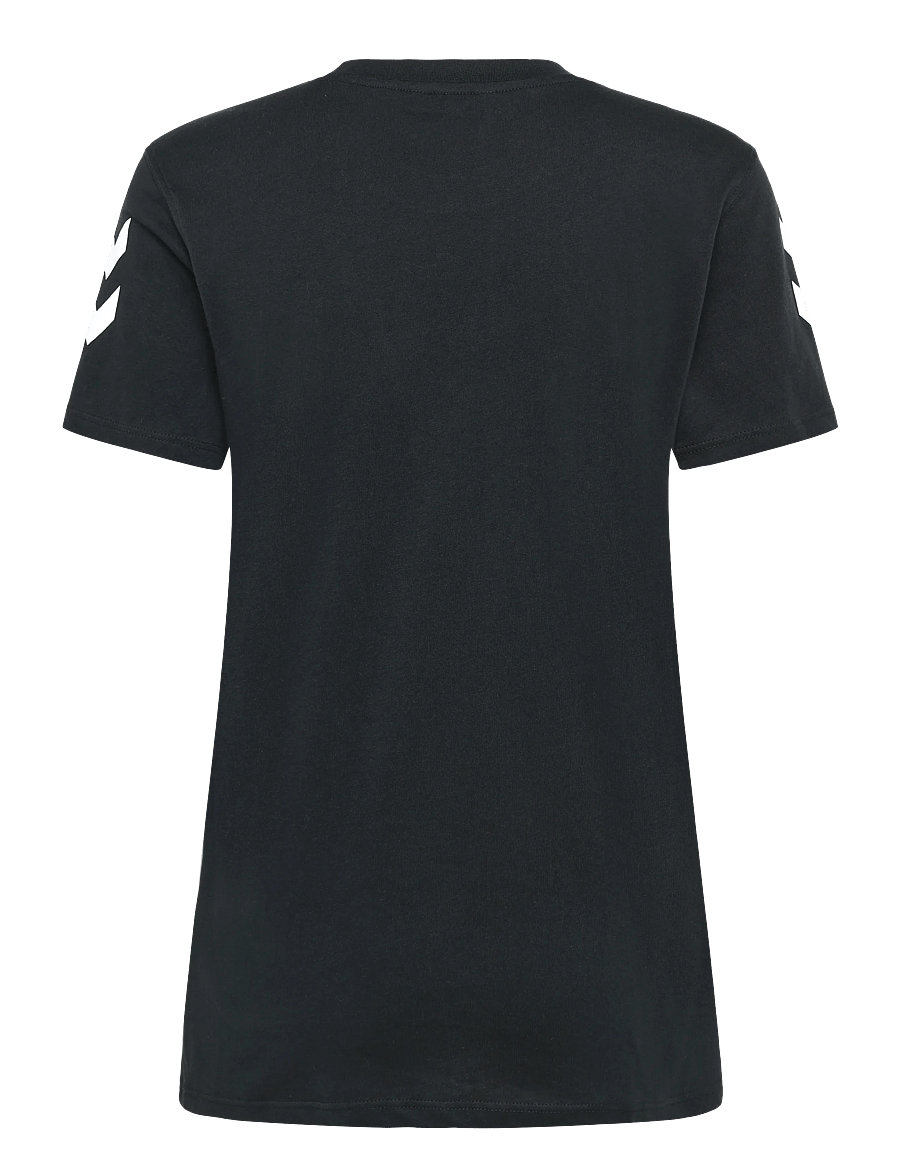 Hummel - hmlGO 2.0 CHEVRON T-SHIRT S/S WOMAN - t-shirts - black - 1