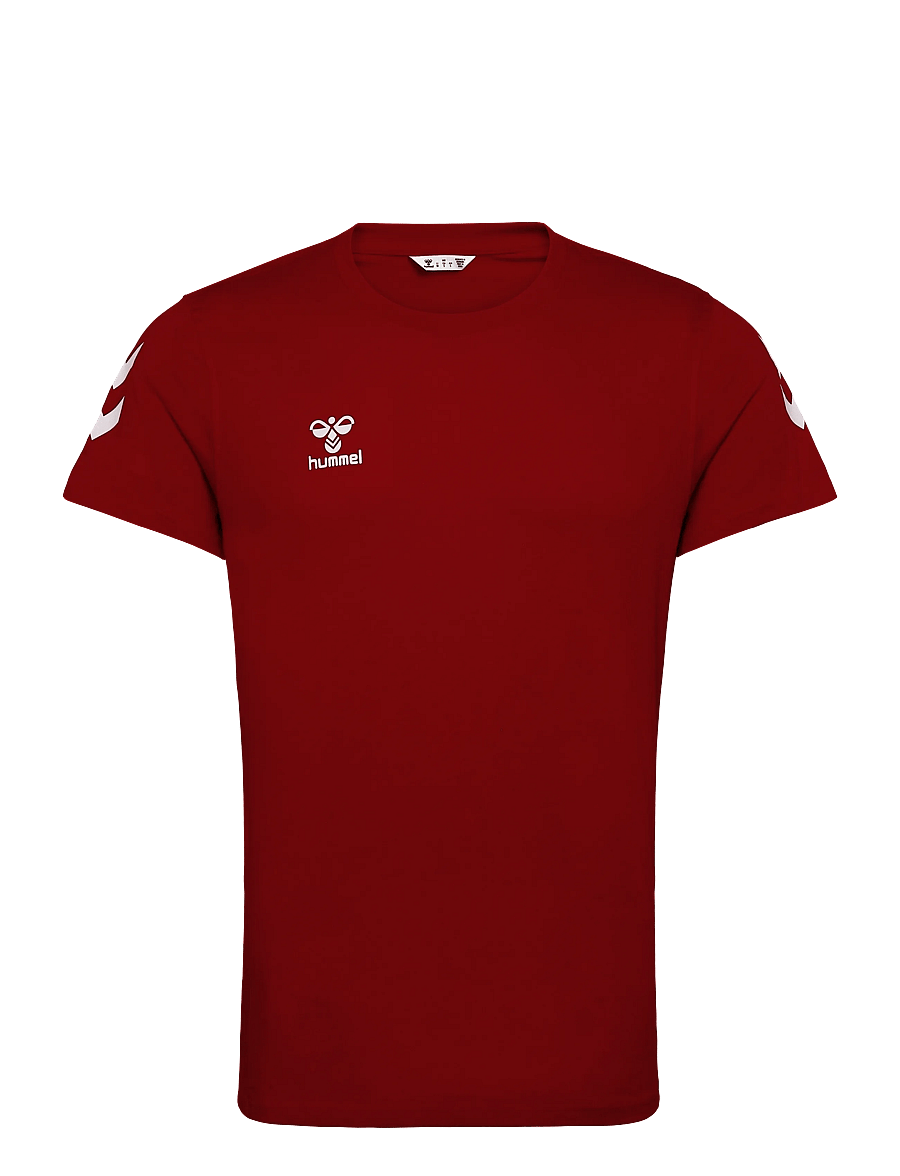 Hummel - hmlGO 2.0 CHEVRON T-SHIRT S/S WOMAN - t-shirts - true red - 0