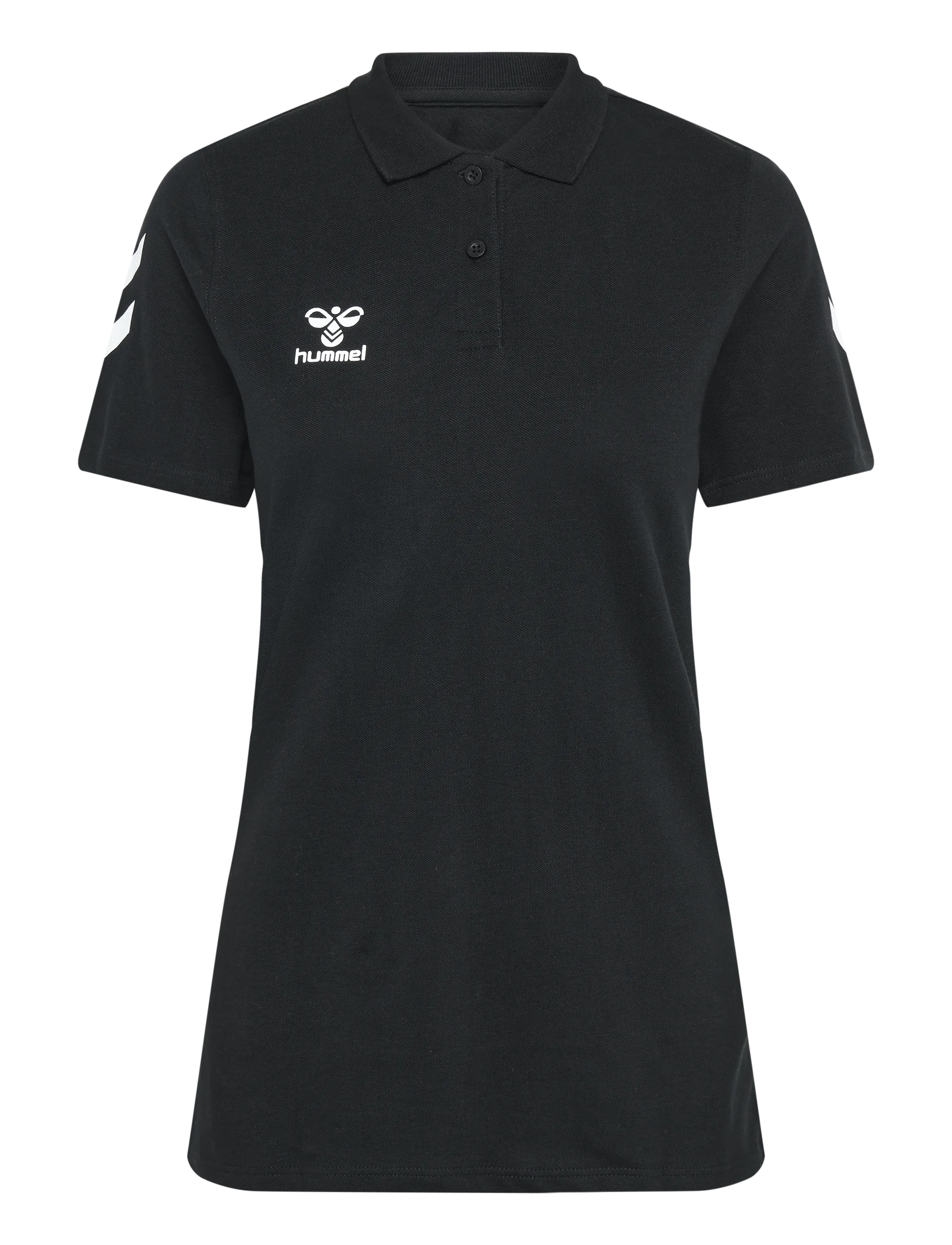 Hummel hmlGO 2.0 CHEVRON POLO WOMAN - Yoga & Pilates - BLACK / black