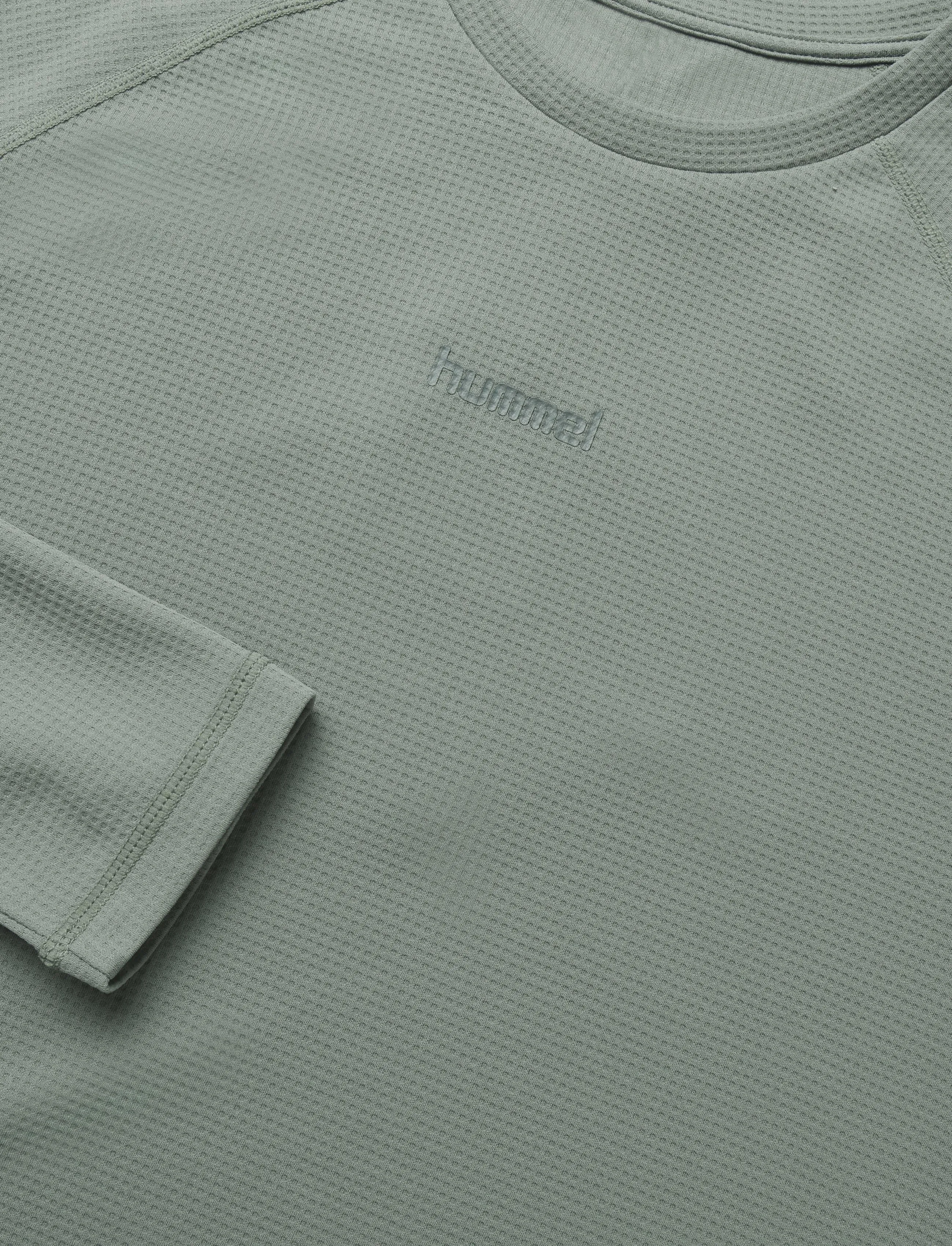 Hummel - hmlMOMENTUM T-SHIRT L/S - aluskihina kantavad alussärgid - castor gray - 2