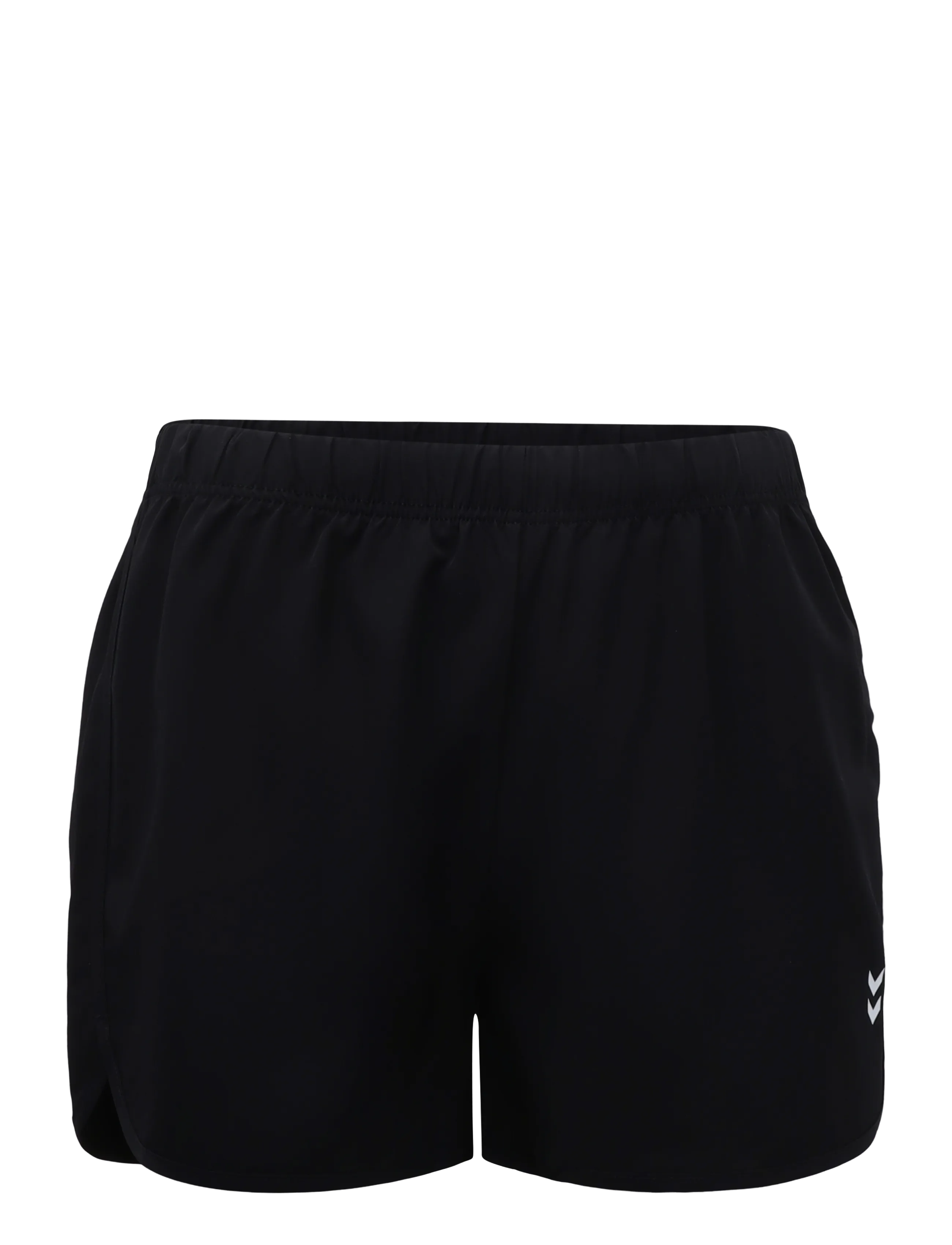 Hummel hmlTRAINING W CURVED SHORTS - Tøj - BLACK / black