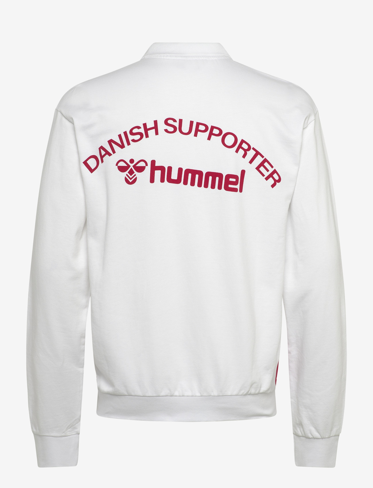 Hummel - DBU 26 FAN DYNAMITE TEE LS - langærmede poloer - white/tango red - 1