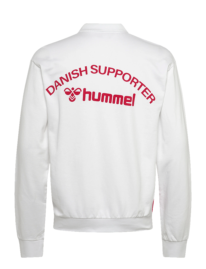 Hummel - DBU 26 FAN DYNAMITE TEE LS - poloshirts - white/tango red - 1
