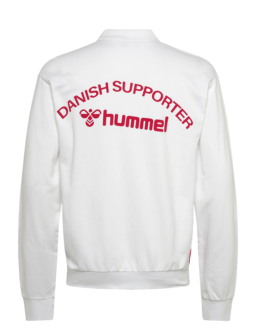 Hummel - DBU 26 FAN DYNAMITE TEE LS - poloshirts - white/tango red - 1