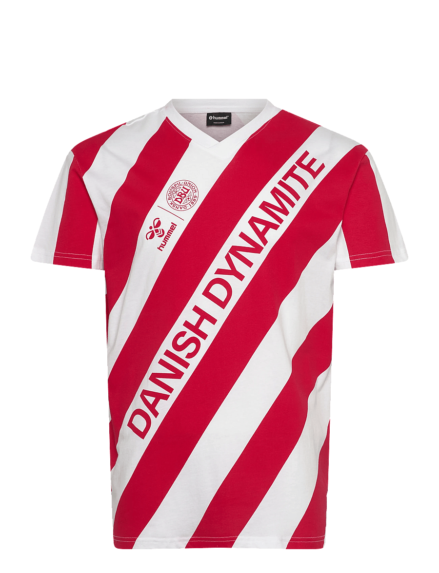 Hummel - DBU 26 FAN DYNAMITE TEE SS - fußballoberteile - white/tango red - 0
