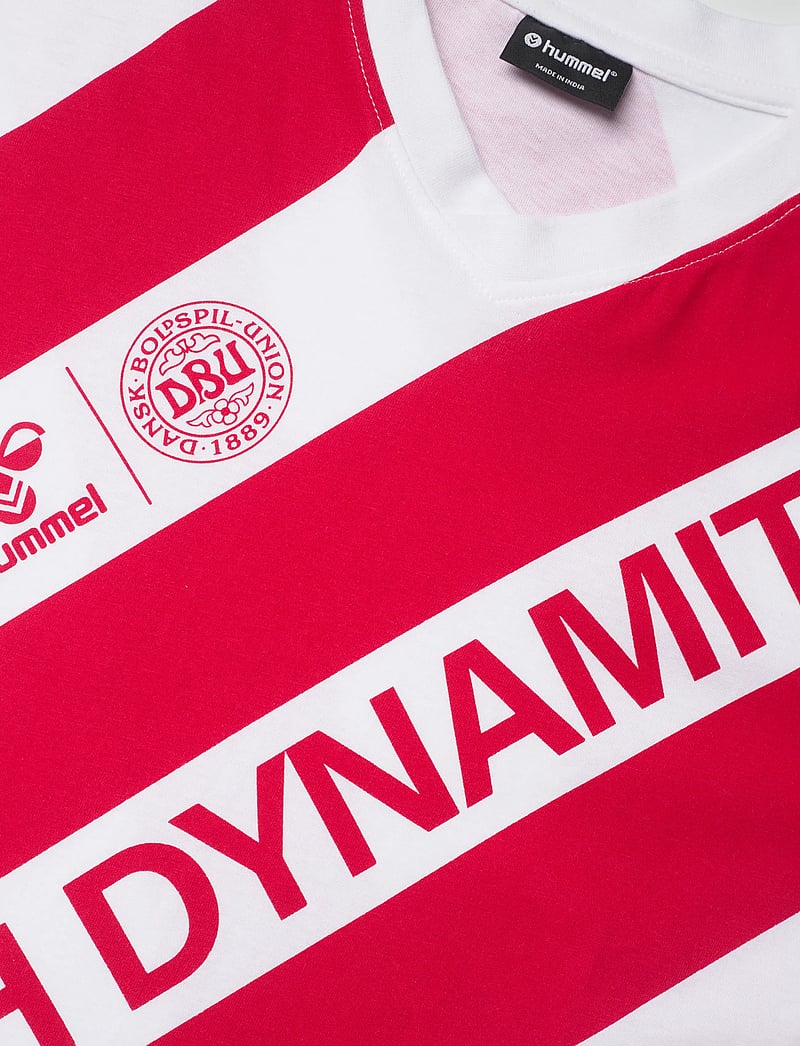 Hummel - DBU 26 FAN DYNAMITE TEE SS - fodboldtrøjer - white/tango red - 2