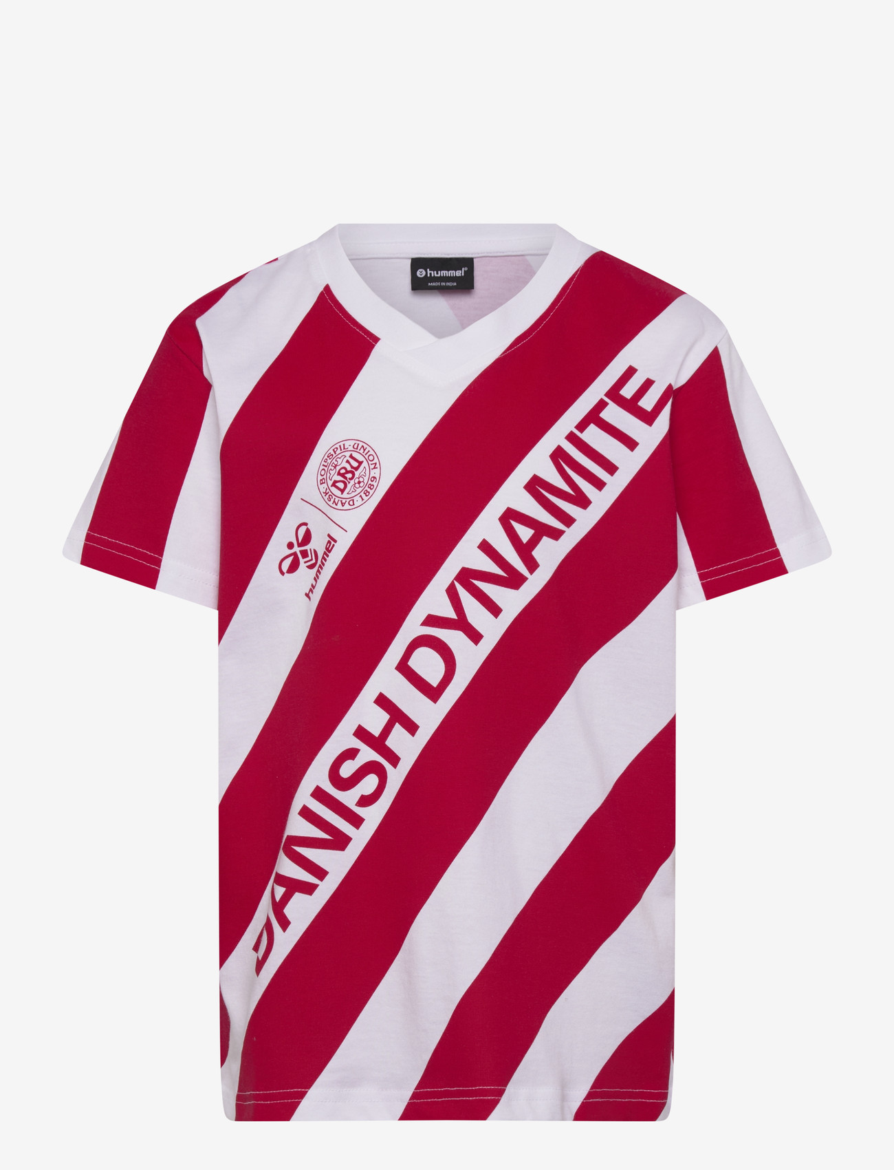 Hummel - DBU 26 FAN DYNAMITE TEE SS KIDS - sportoberteile - white/tango red - 0