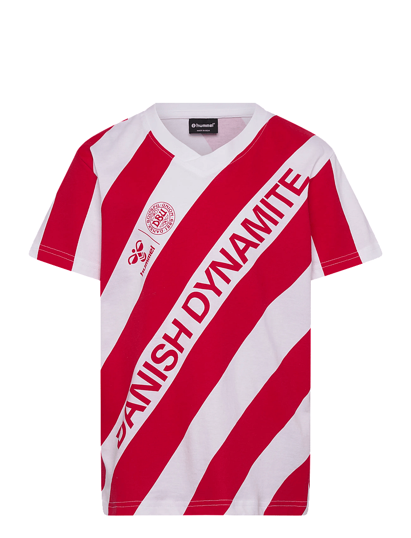 Hummel - DBU 26 FAN DYNAMITE TEE SS KIDS - sportoberteile - white/tango red - 0