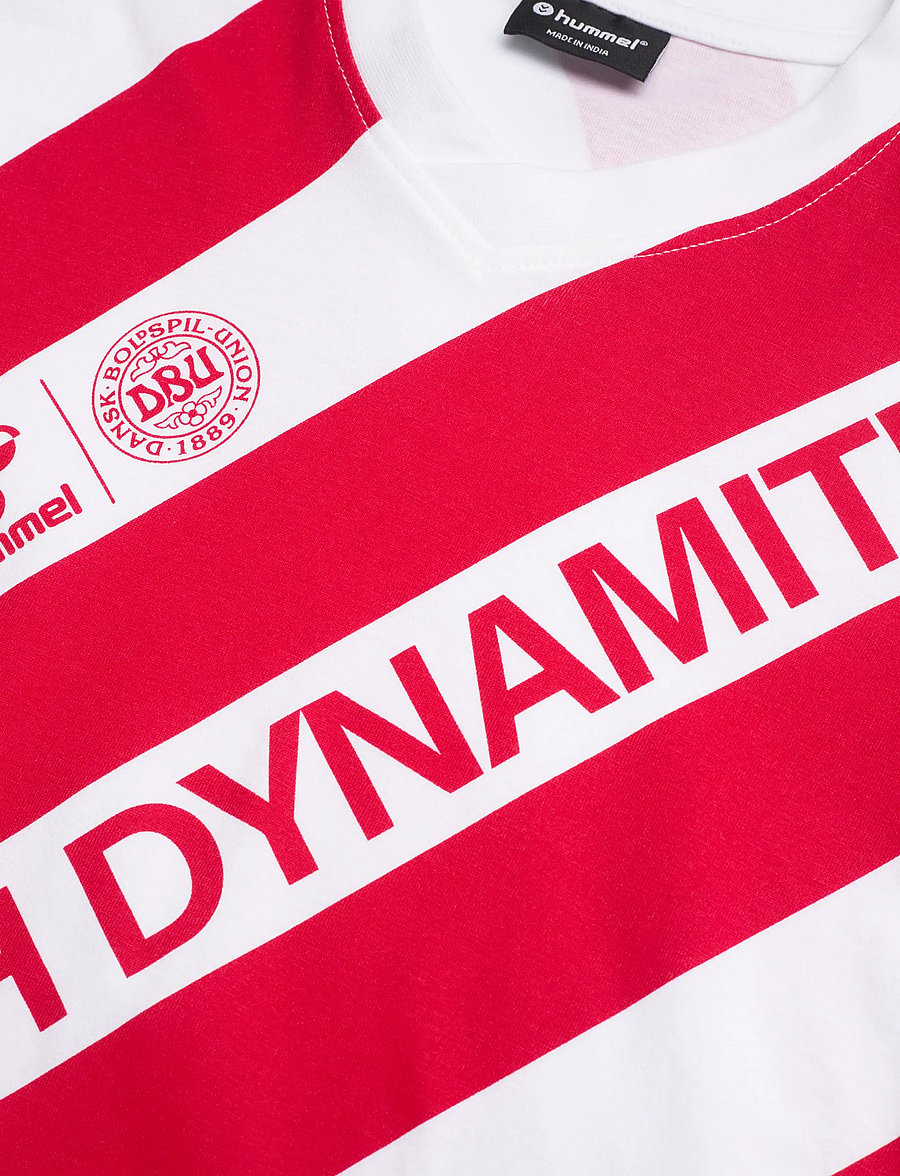 Hummel - DBU 26 FAN DYNAMITE TEE SS KIDS - sporttoppar - white/tango red - 2