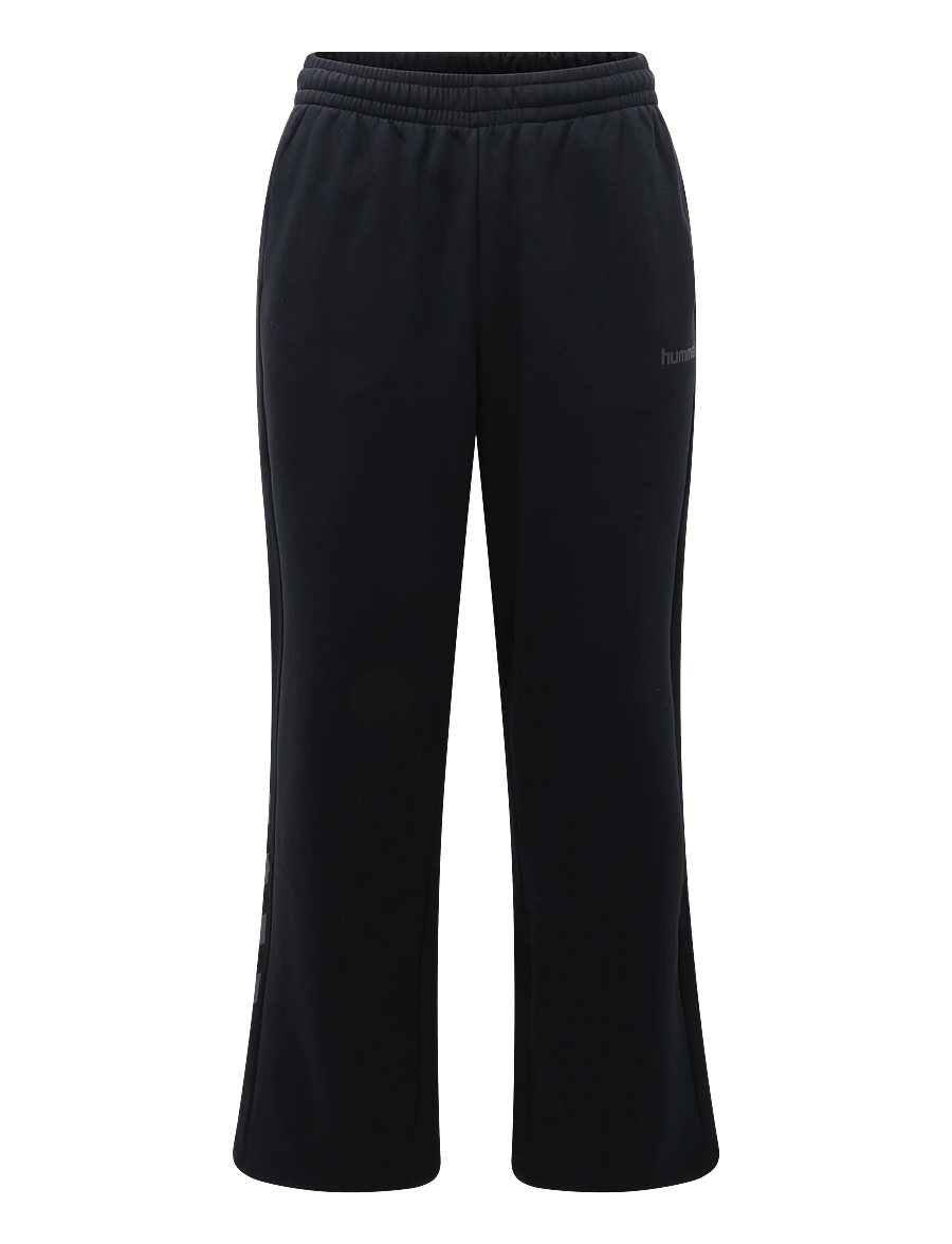 Hummel - hmlKEEPER CHEVRON W WIDE SWEATPANT - joggingbukser - black - 0