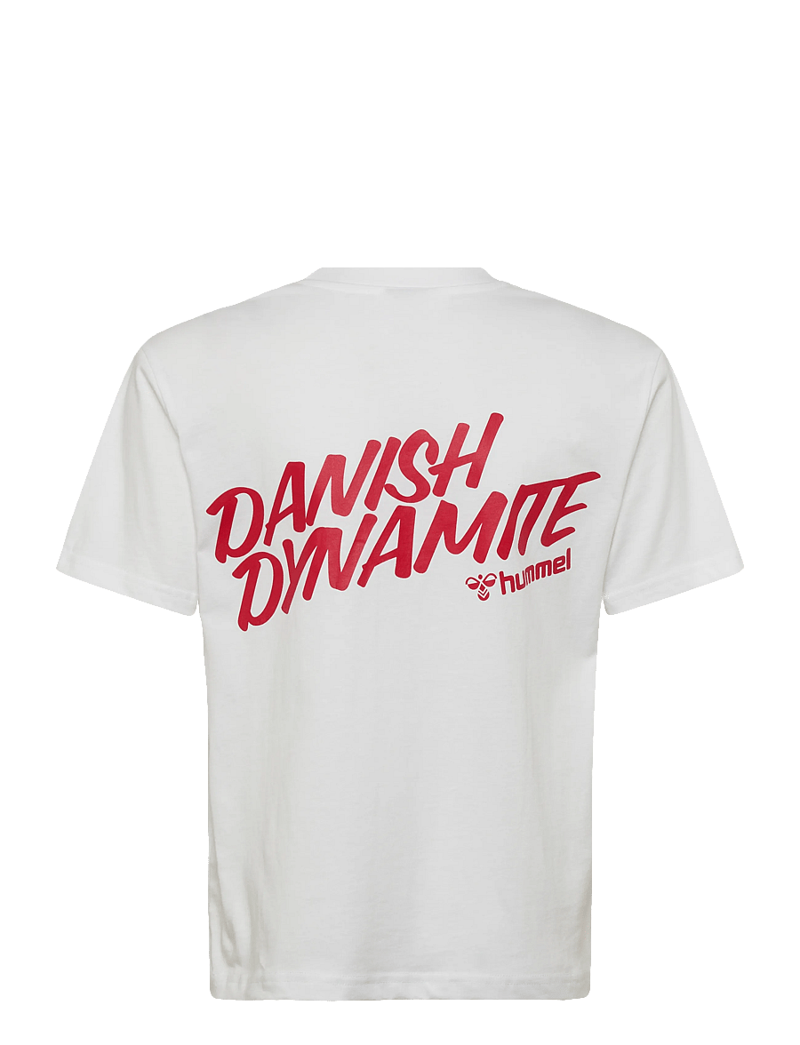 Hummel - DBU 26 FAN LOOSE DYNAMITE TEE KIDS - urheilutopit - white - 1