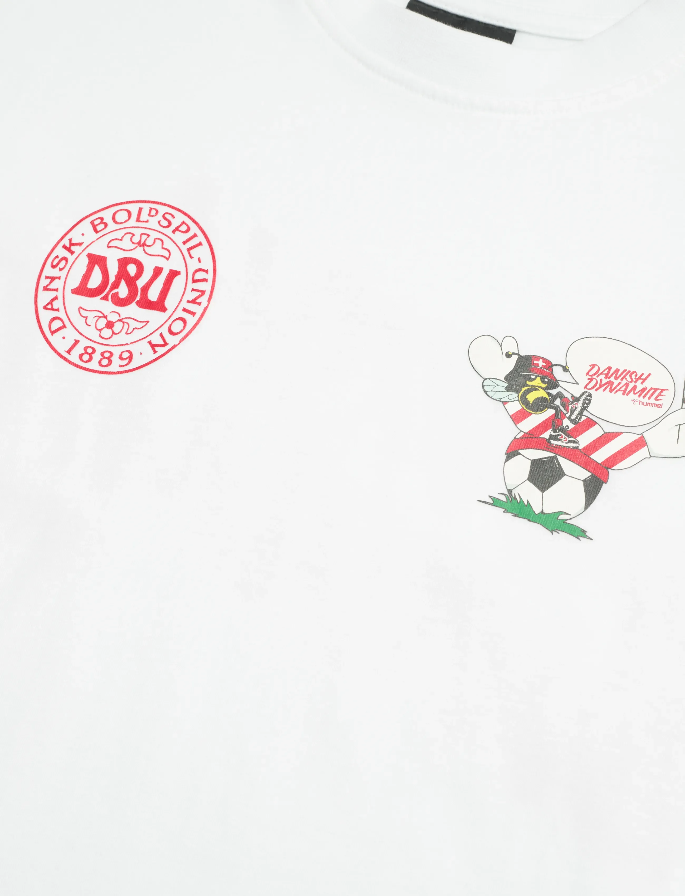 Hummel - DBU 26 FAN LOOSE DYNAMITE TEE KIDS - sports tops - white - 2