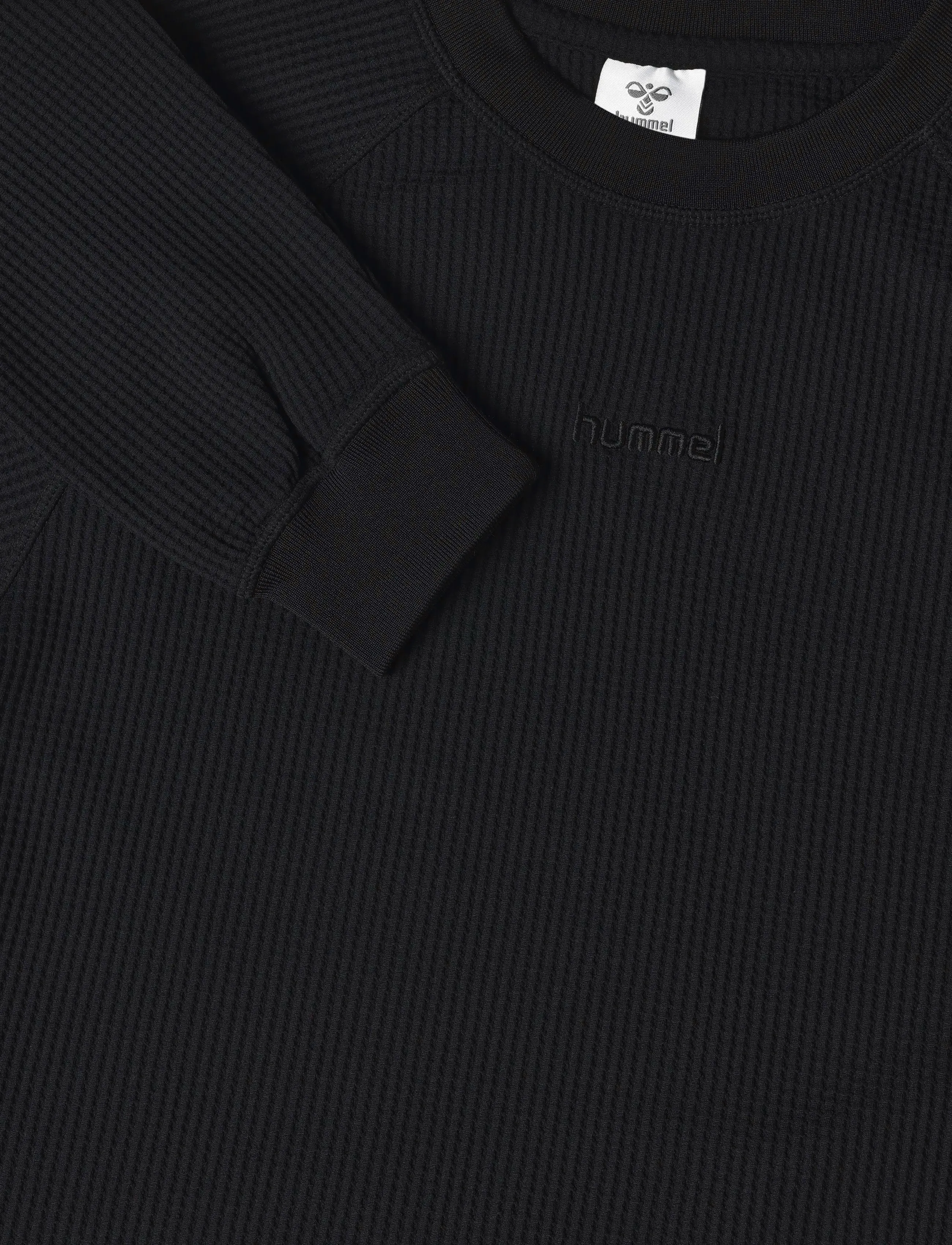 Hummel - hmlSOFT WAFFLE W T-SHIRT L/S - sweatshirts - black - 2