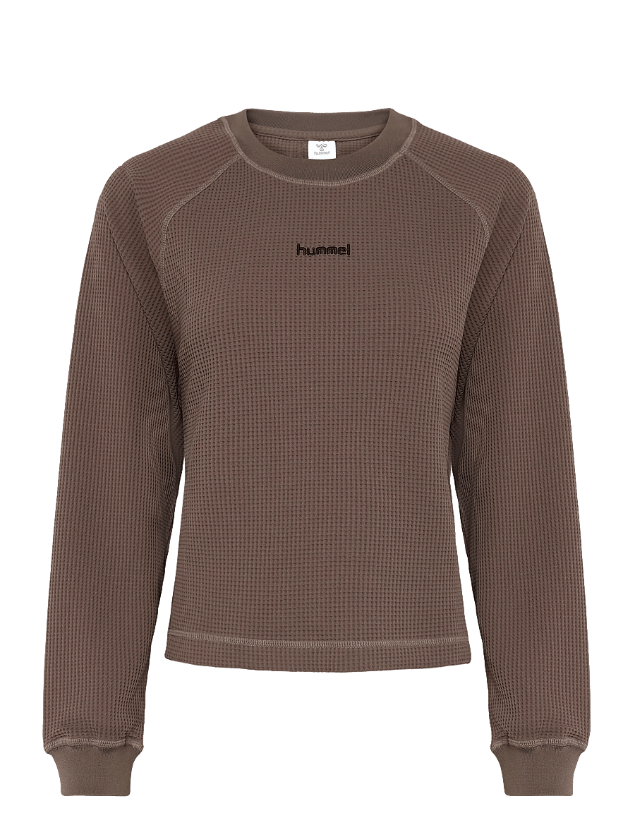 Hummel - hmlSOFT WAFFLE W T-SHIRT L/S - dressipluusid - falcon - 0