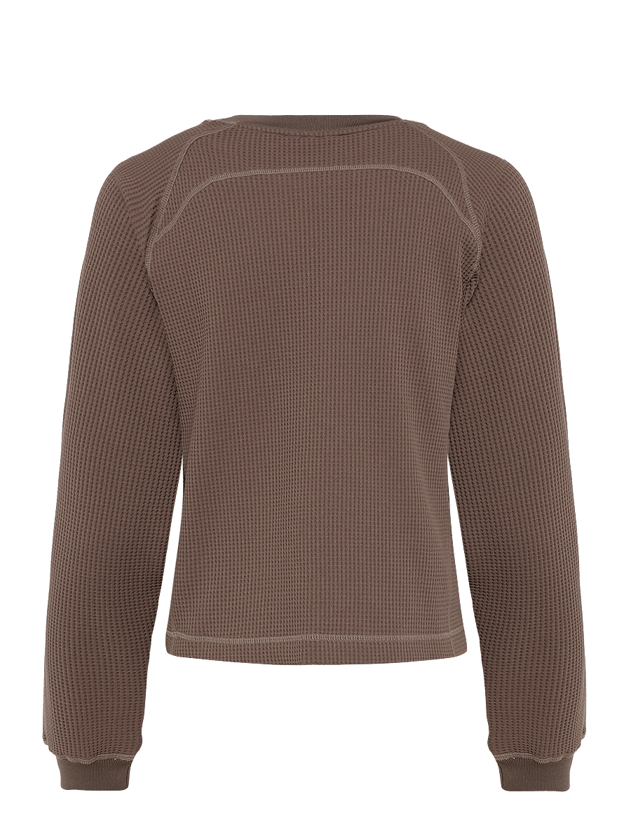 Hummel - hmlSOFT WAFFLE W T-SHIRT L/S - dressipluusid - falcon - 1